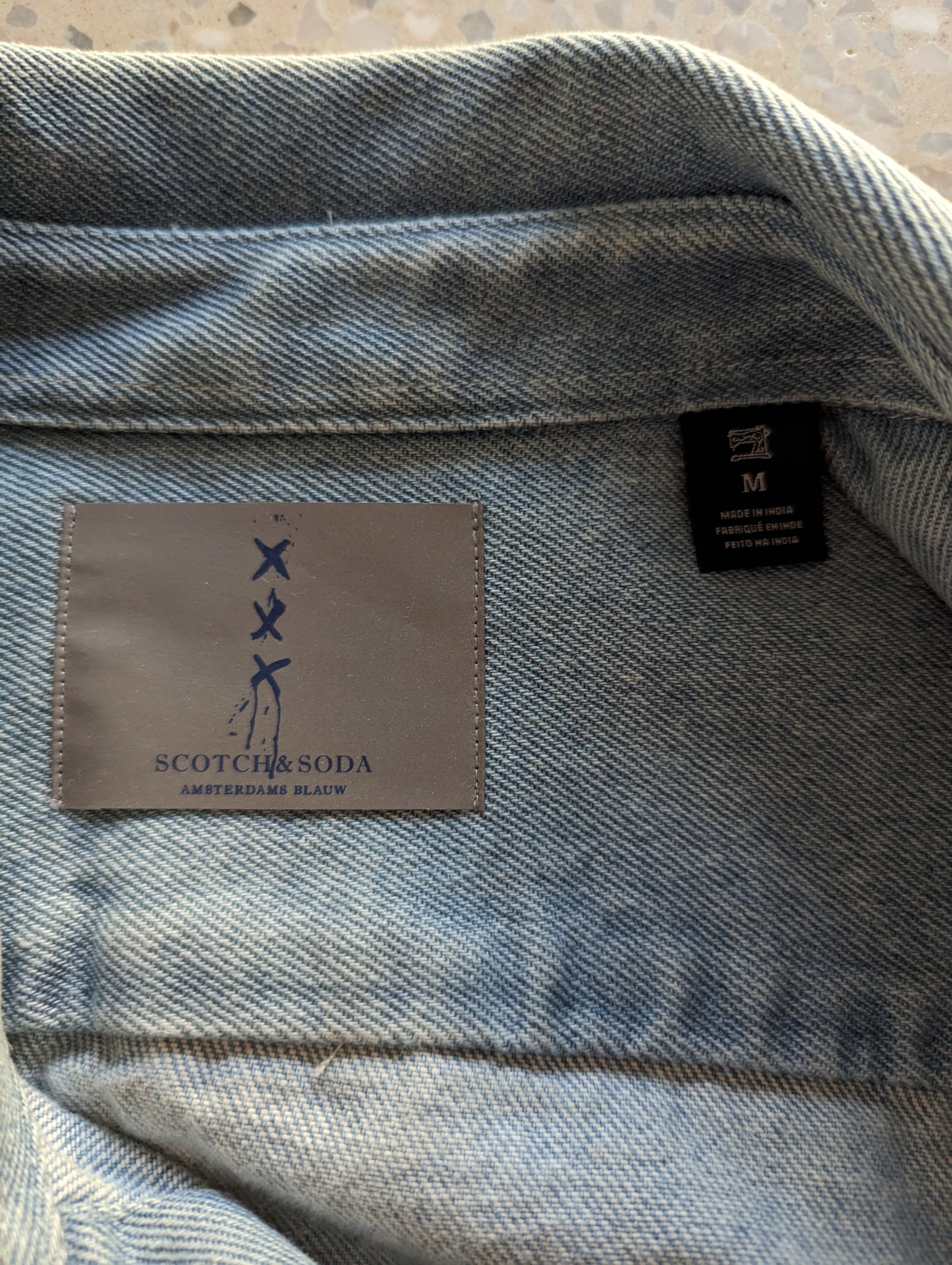 Scotch & Soda SCOTCH & SODA DENIM MENS JACKET COAT - NEW - 2018 DEADSTOCK Size US M / EU 48-50 / 2 - 7 Thumbnail