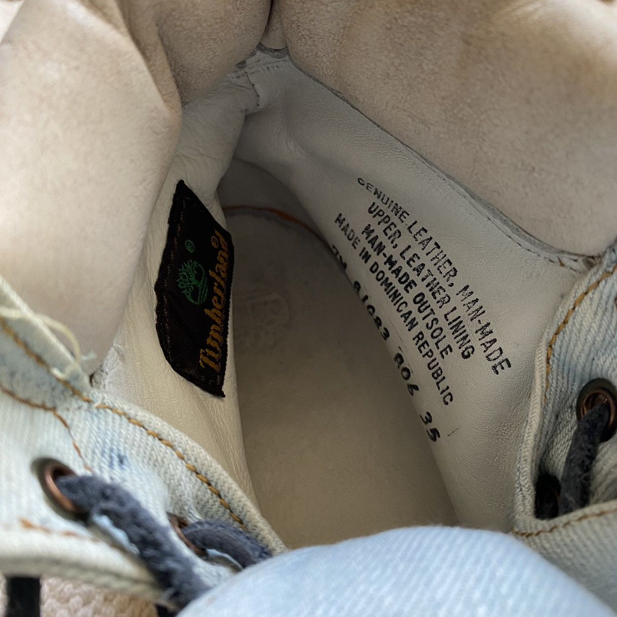 Timberland VINTAGE TIMBERLAND USA JEANS BLUE BOOTS Size US 7 / IT 37 - 8 Thumbnail