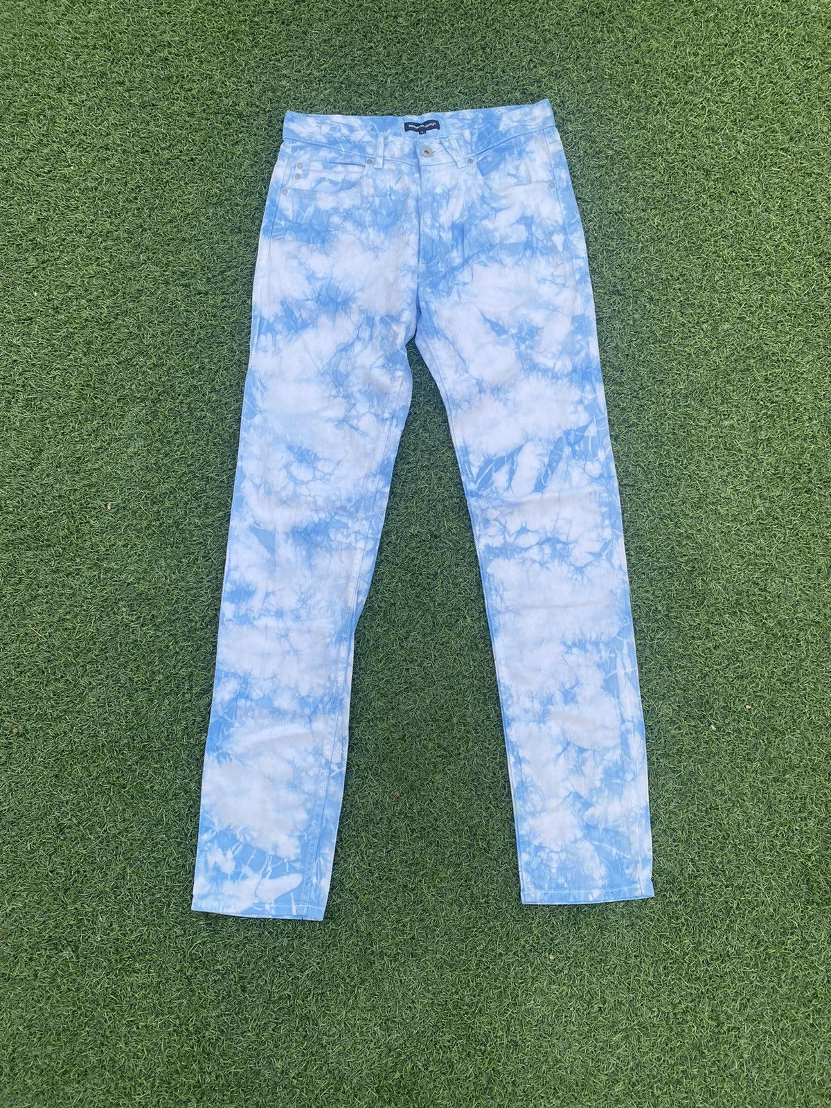 semanticdesign SEMANTIC DESIGN BLUE WHITE TIE DYE Size US 27 - 4 Thumbnail