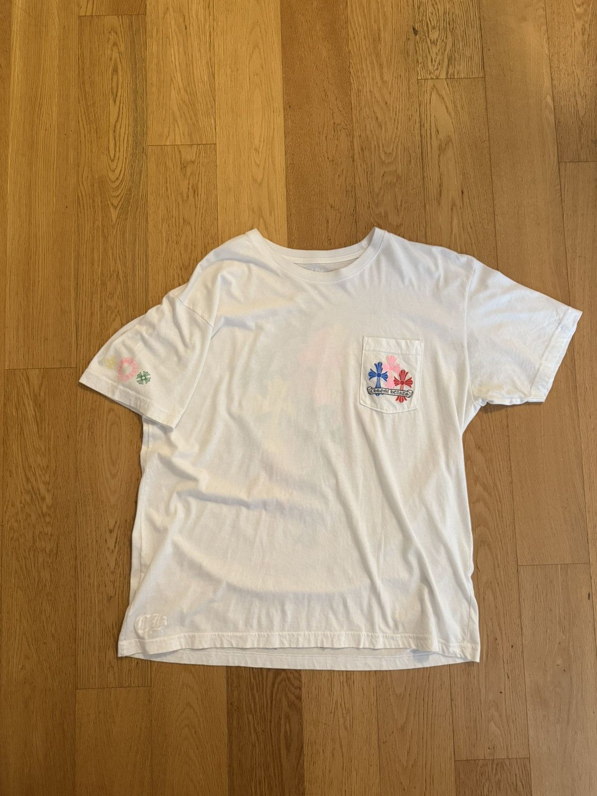 Chrome Hearts Chrome Hearts Rainbow Tee Size US XXL / EU 58 / 5 - 3 Thumbnail