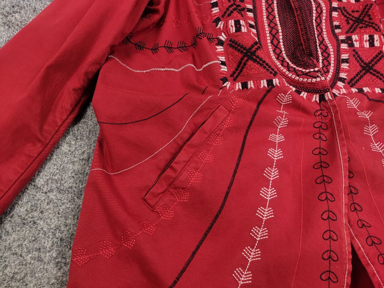 Other Bazar Deluxe Design embroidered logo Red Light Long Jacket Size M / US 6-8 / IT 42-44 - 8 Thumbnail