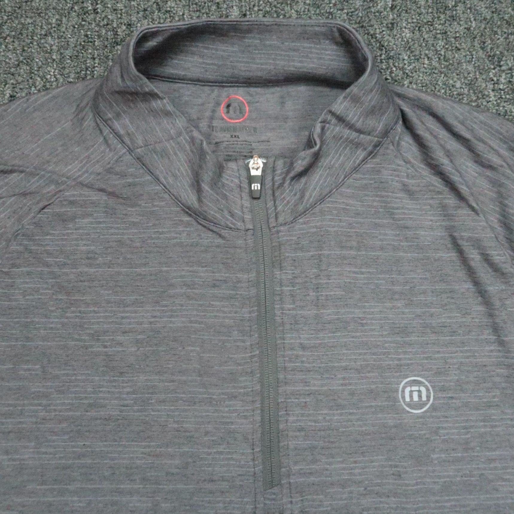TravisMathew Travis Mathew Pullover Mens 2XL Gray Energy Quarter Zip Lightweight Stretch Mock Neck Cardio Activewear Casual Coat Jacket? Wait. Size US XXL / EU 58 / 5 - 2 Thumbnail