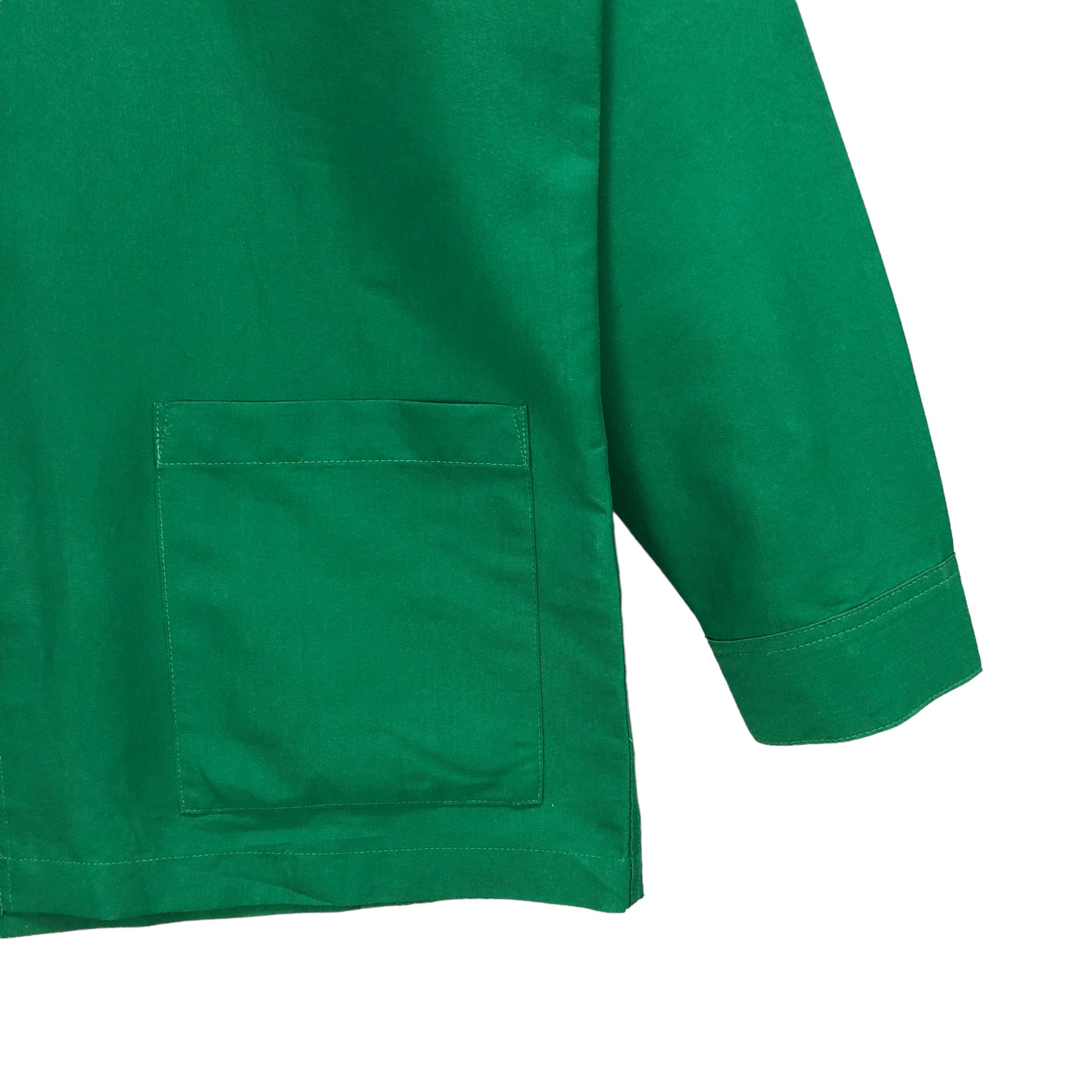 Japanese Brand 7 ELEVEN GREEN LONG SLEEVE UNIFORM JACKET #7324-129 Size US M / EU 48-50 / 2 - 5 Thumbnail