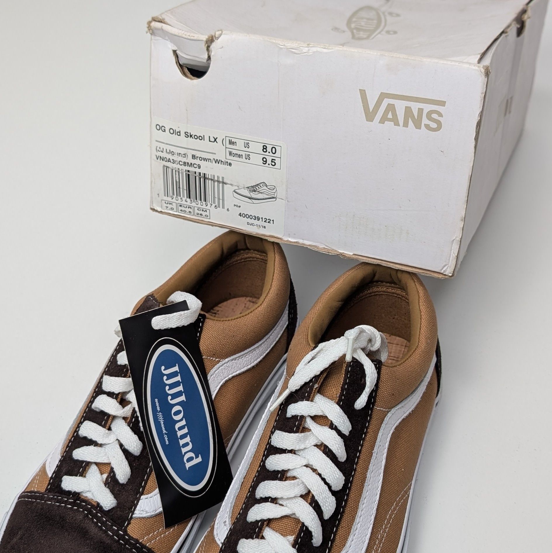 OWT vans x jjjjound brown SZ 8M unworn