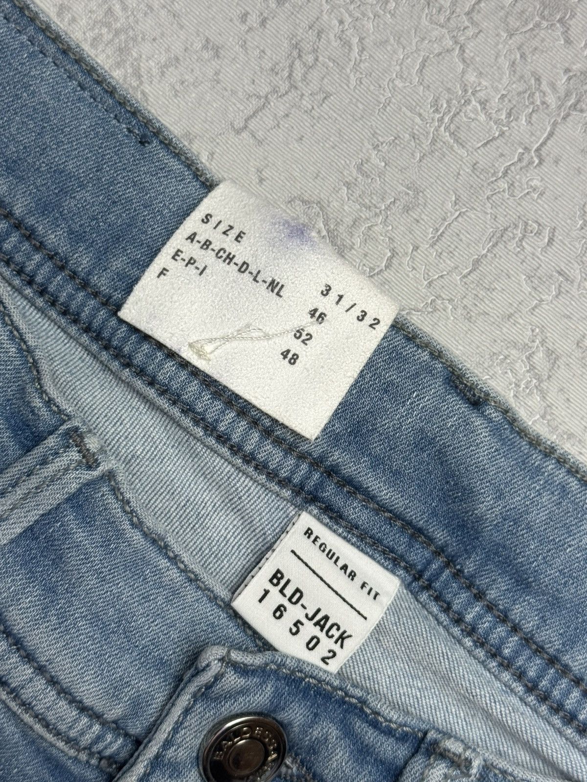 Baldessarini NWT Baldessarini Regular Fit BLD-JACK 16502 Light Blue Jeans Size US 31 - 14 Thumbnail