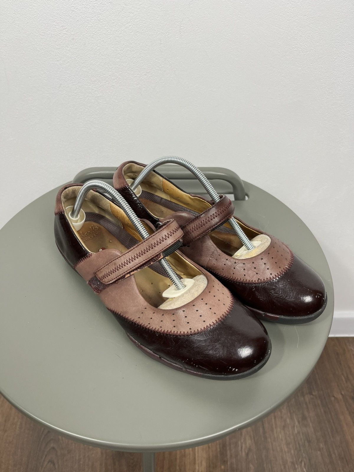 Clarks Clarks Mary Jane Leather Shoes Brown Strap Women EU 39 US 8 Size US 8 / IT 38 - 1 Thumbnail