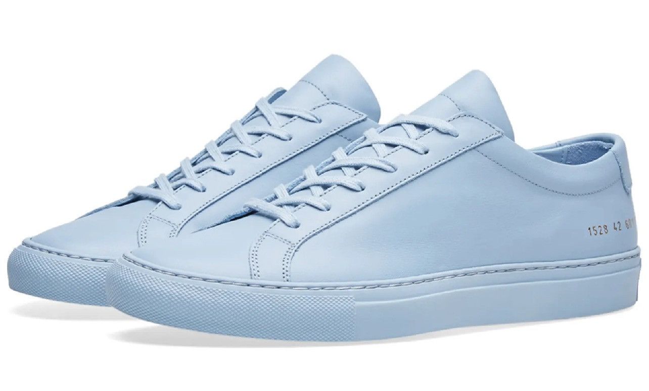 Common Projects Common Projects Men's Achilles - Powder Blue EU42 Size US 9 / EU 42 - 1 Thumbnail