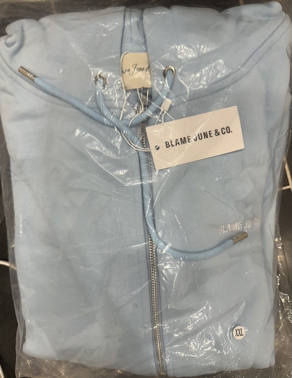 Other Blame June & Co. Gemini Hoodie 2XL Baby Blue Size US XXL / EU 58 / 5 - 3 Thumbnail