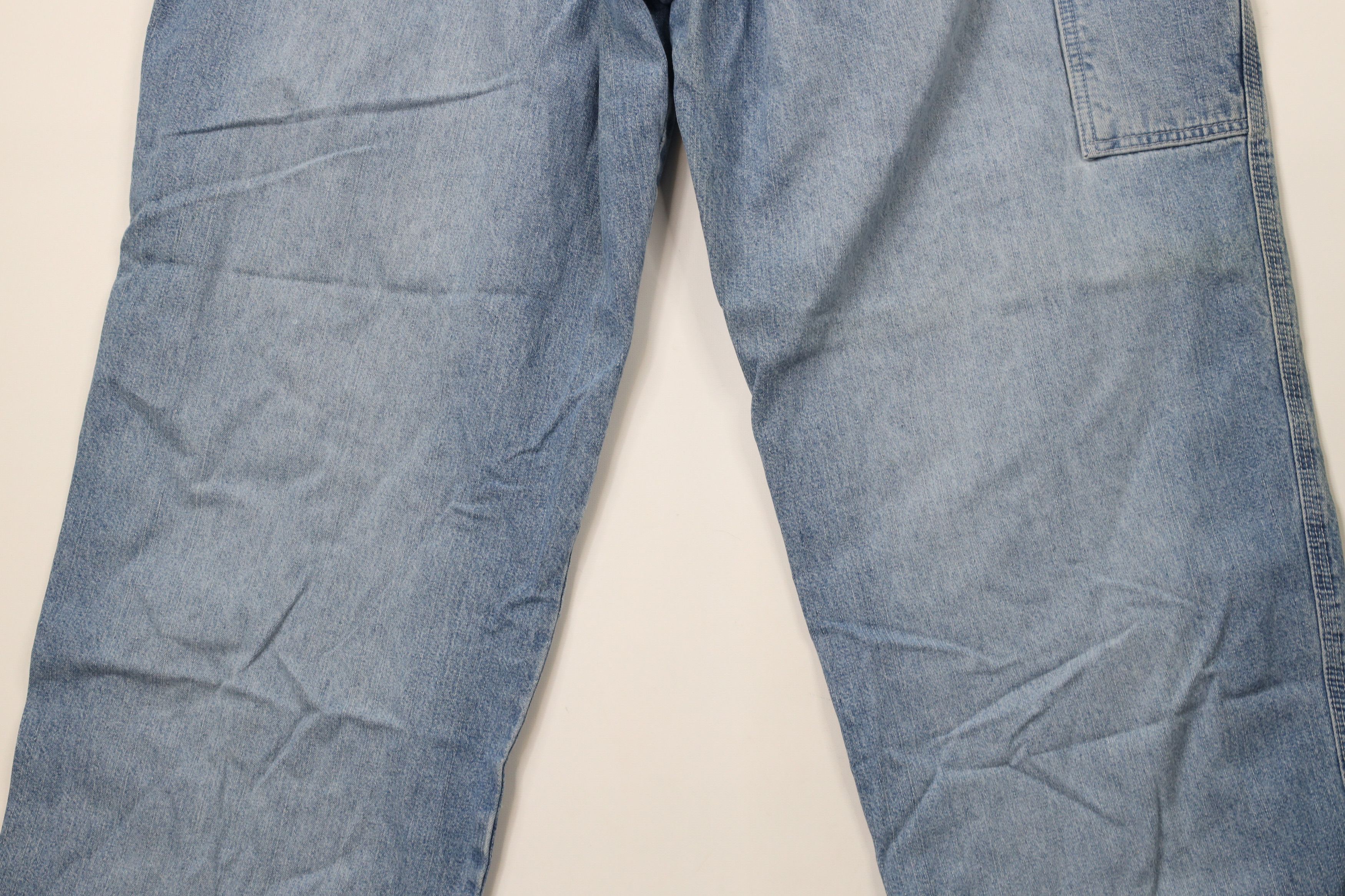 Vintage Vintage 90s Streetwear Baggy Wide Leg Carpenter Denim Jeans Size US 36 / EU 52 - 13 Thumbnail