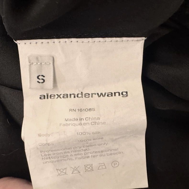 Alexander Wang Alexander Wang Silk Pants with Crystal Buckle- Size 26" / US 2 / IT 38 - 4 Thumbnail