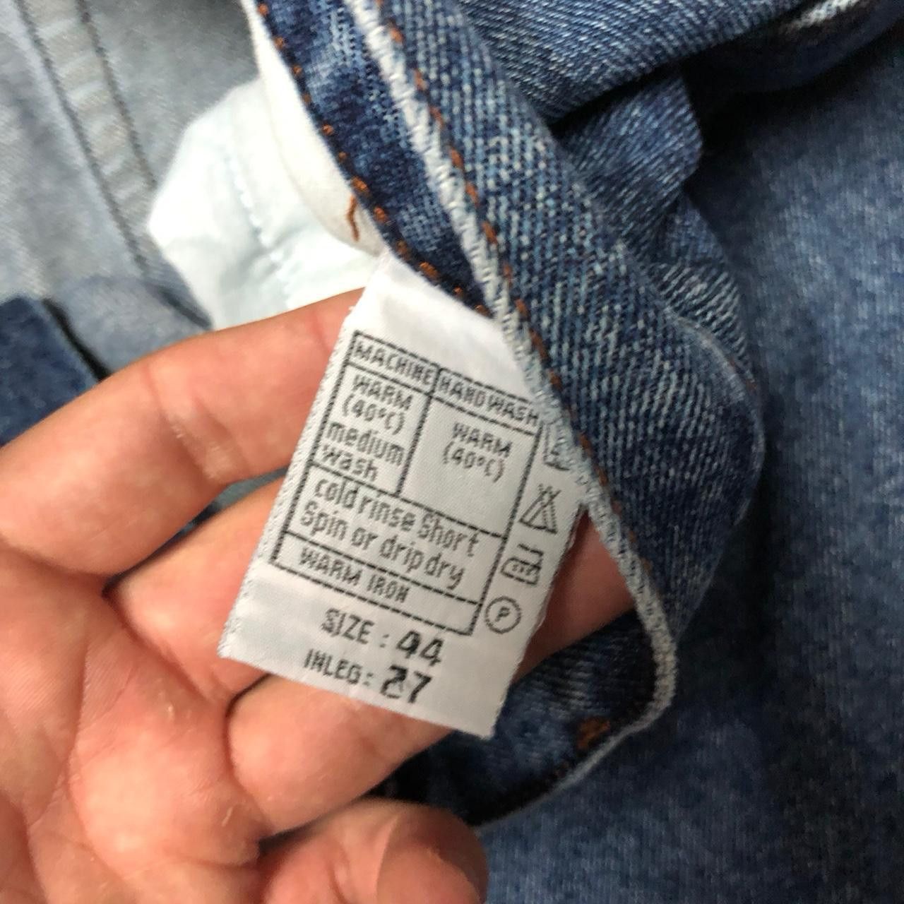 Other Blue Wrangler straight leg jeans Size 42" / US 20 - 4 Thumbnail