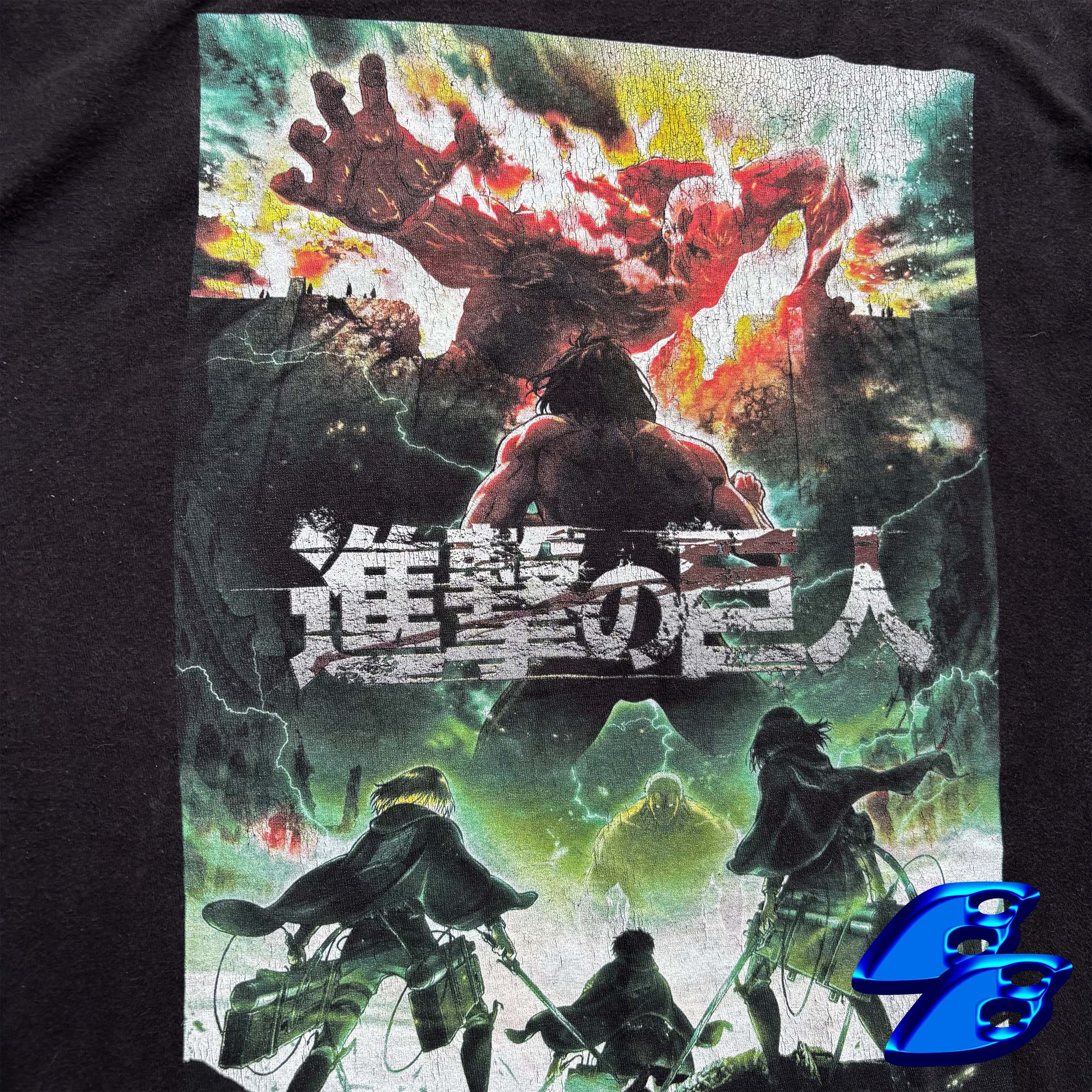 Anime × Japanese Brand ATTACK ON TITAN SEASON 2 ANIME TEE Size US XL / EU 56 / 4 - 3 Thumbnail
