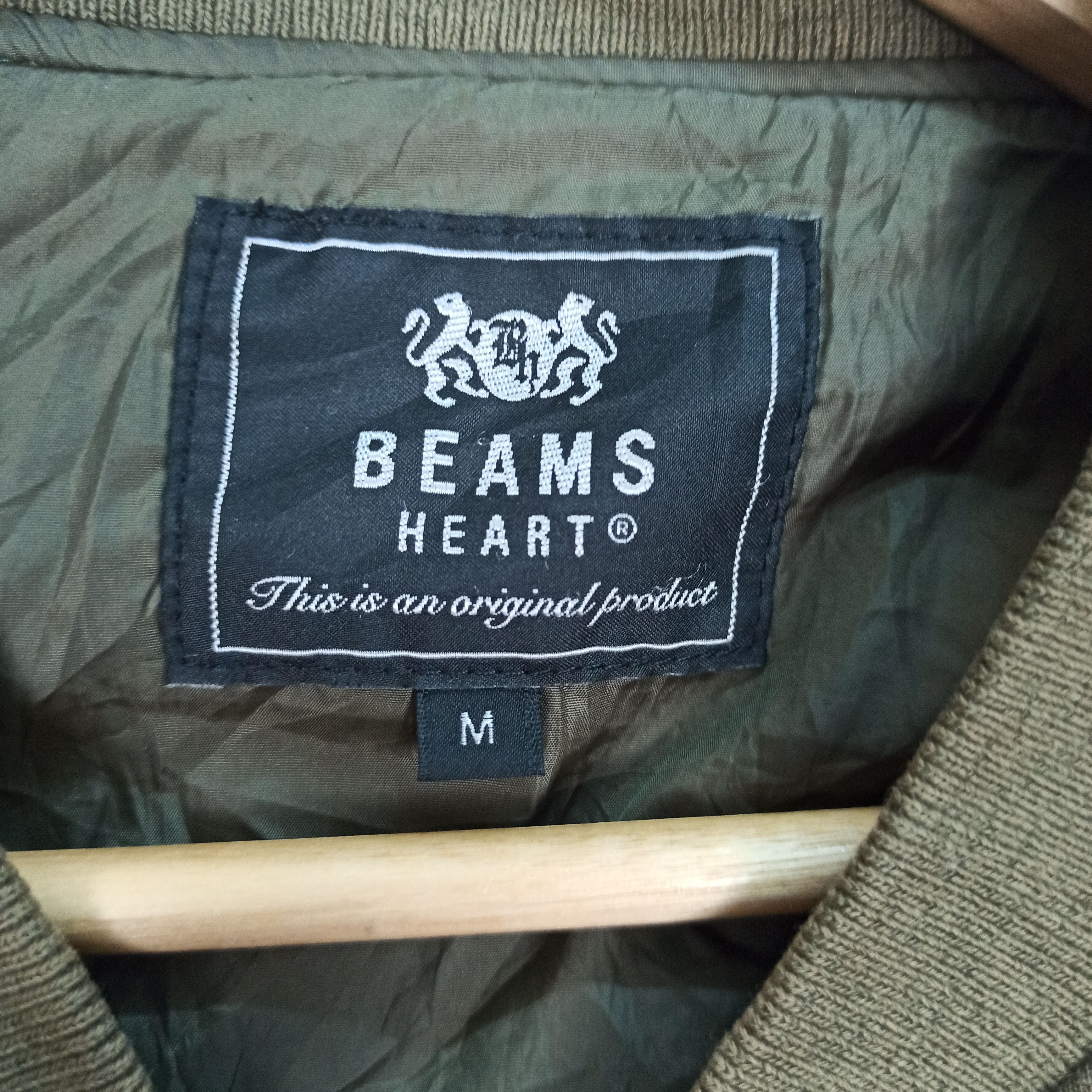 Beams Japan RARE BEAMS HEART BOMBERS JACKET Size US M / EU 48-50 / 2 - 8 Thumbnail