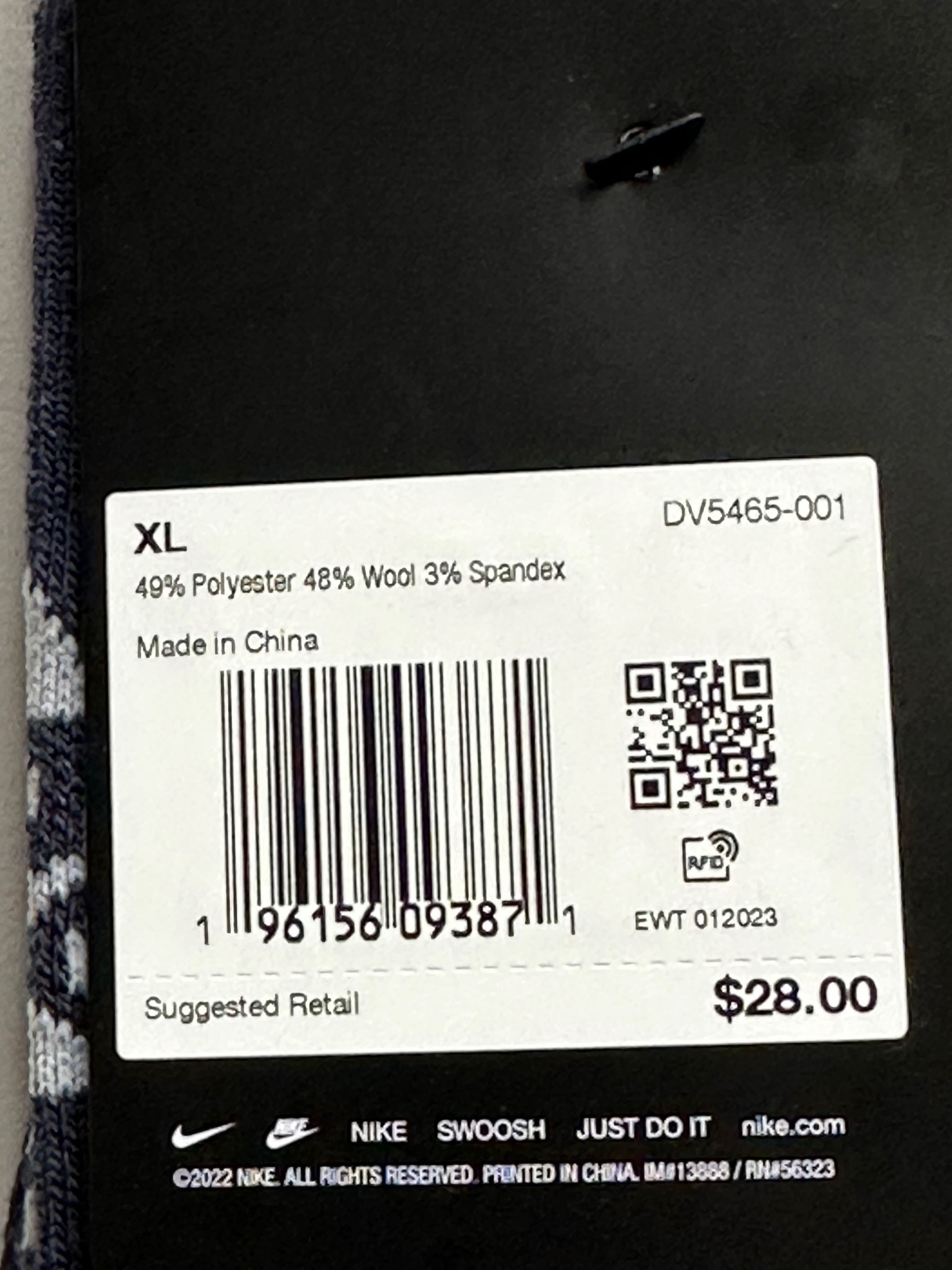 Nike ACG Nike ACG Dri-Fit Logo Socks - Dark Blue - Size 12 - 15 (NWT) Size ONE SIZE - 4 Thumbnail