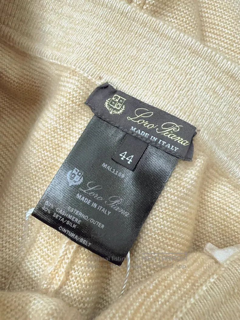 Loro Piana Loro Piana Yellow Gradient Cashmere Knit Wide Leg Trousers Size 28" / US 6 / IT 42 - 7 Thumbnail