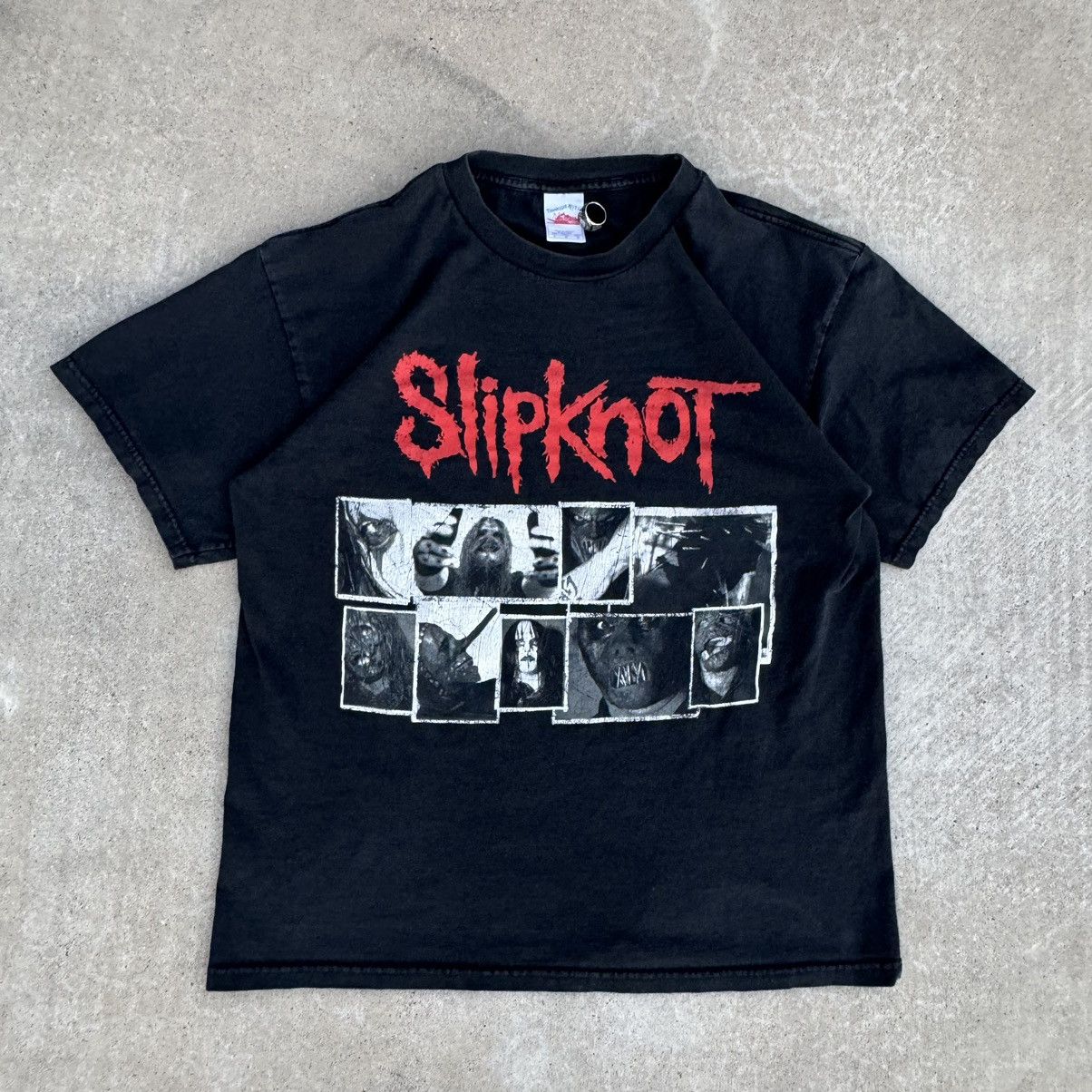 Band Tees × JNCO × Stussy Vintage Y2K 2000s Black Slipknot Grunge Rock Band Tee Large Size US L / EU 52-54 / 3 - 1 Thumbnail