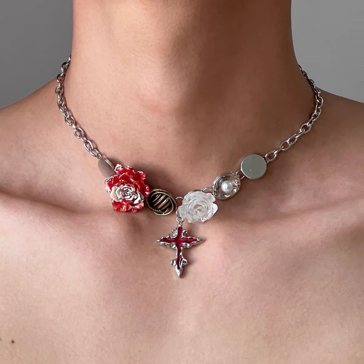 Other Dark STEAL! Y2K Chains Necklace Chain Size ONE SIZE - 3 Thumbnail