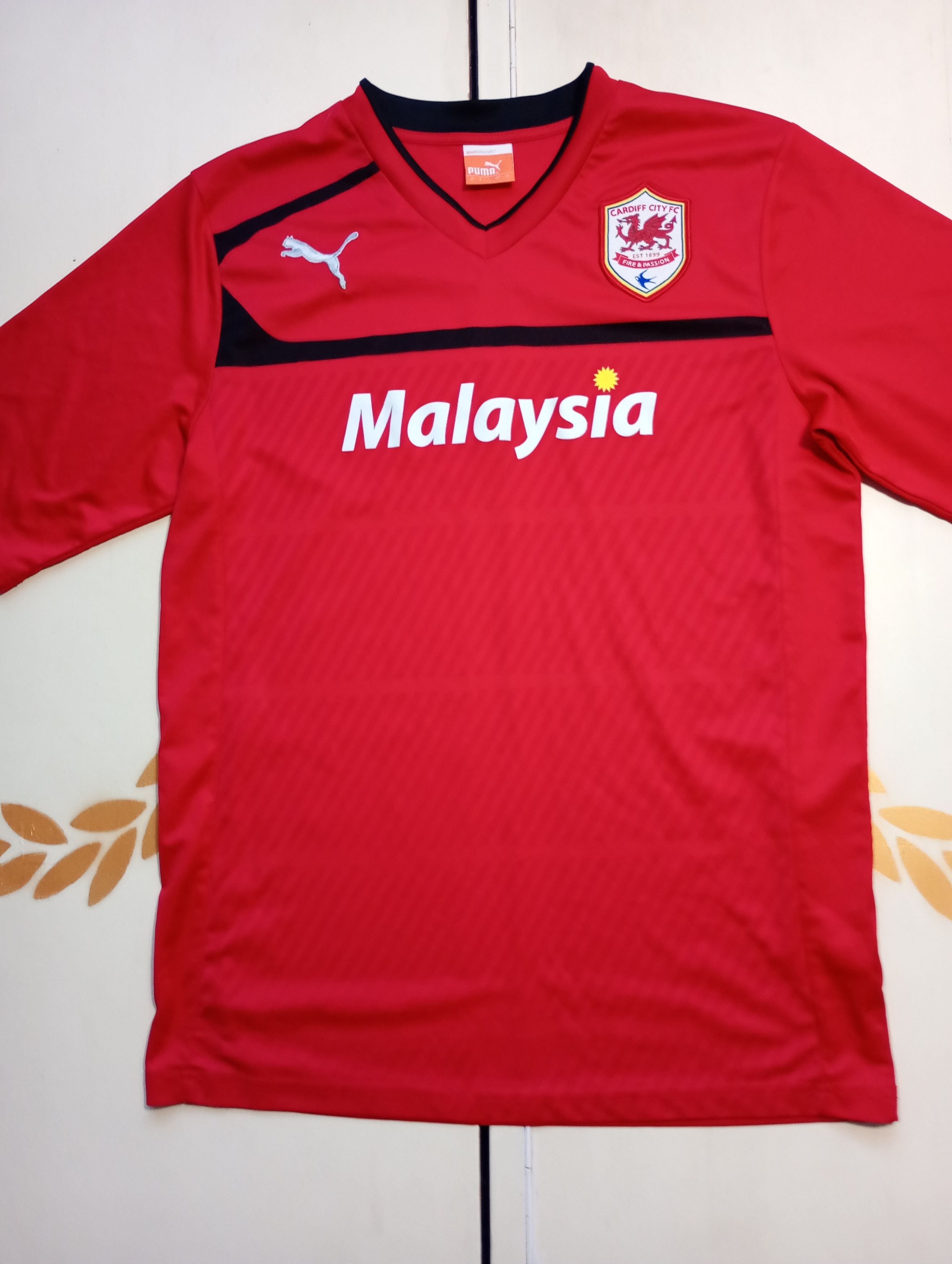 Puma Puma Cardiff City Home Jersey 2012-2013 Size US L / EU 52-54 / 3 - 3 Thumbnail