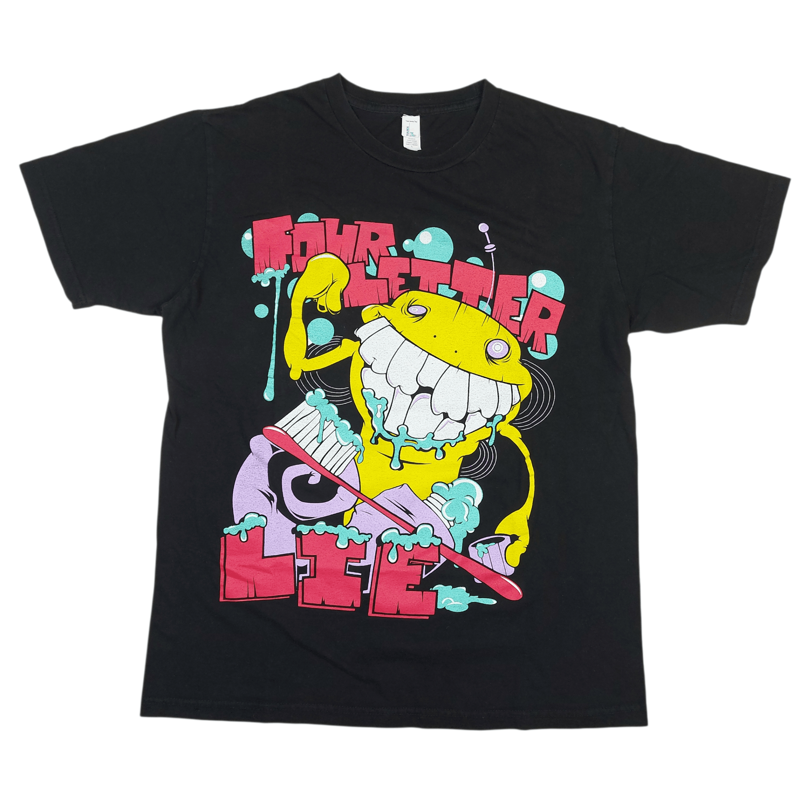 Very Rare Vintage Y2K Four Letter Lie Band MySpace Era TEE