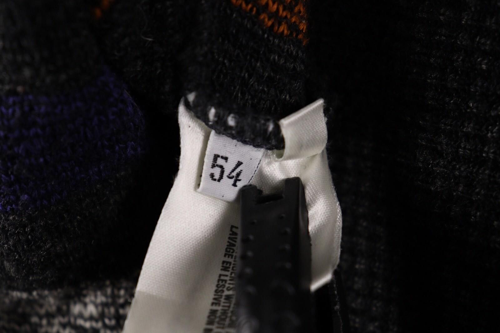Carlo Colucci Carlo Colucci Black Stripe Wool Knit Sweater Size 54 Size US M / EU 48-50 / 2 - 12 Thumbnail