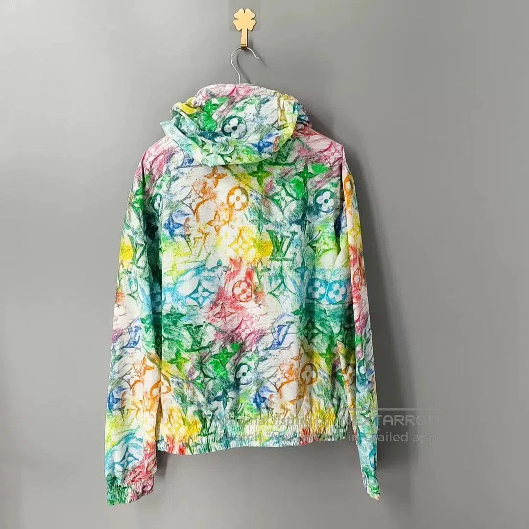 Louis Vuitton louis vuitton colorful logo windbreaker jacket. Size US L / EU 52-54 / 3 - 2 Thumbnail