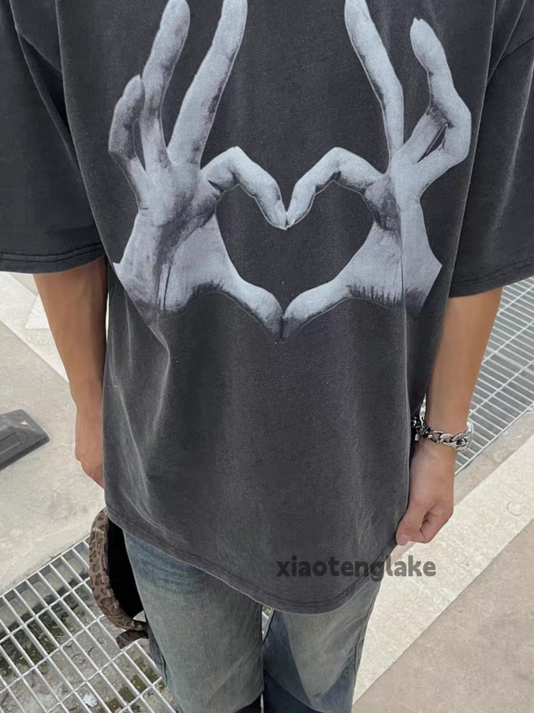 Designer × Vintage Washed faded cleanfit yuppie loose hiphop pattern tee Size US XL / EU 56 / 4 - 5 Thumbnail