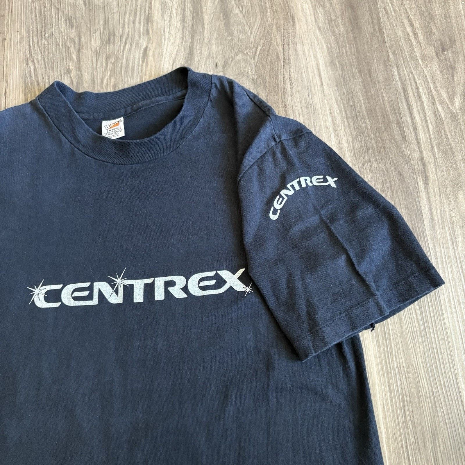Hanes × Vintage Vintage 1970s Centrex Audio T-Shirt Size S Black Ive Got It Size US S / EU 44-46 / 1 - 3 Thumbnail