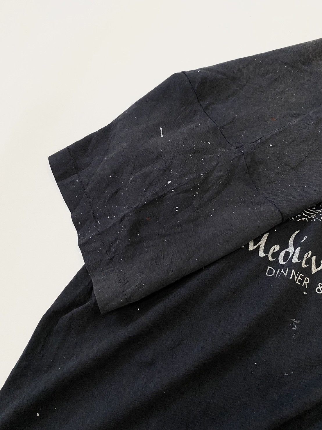 Japanese Brand × Vintage Crazy Vintage 90s Thrashed Faded Graphic T-Shirt Size US L / EU 52-54 / 3 - 5 Thumbnail