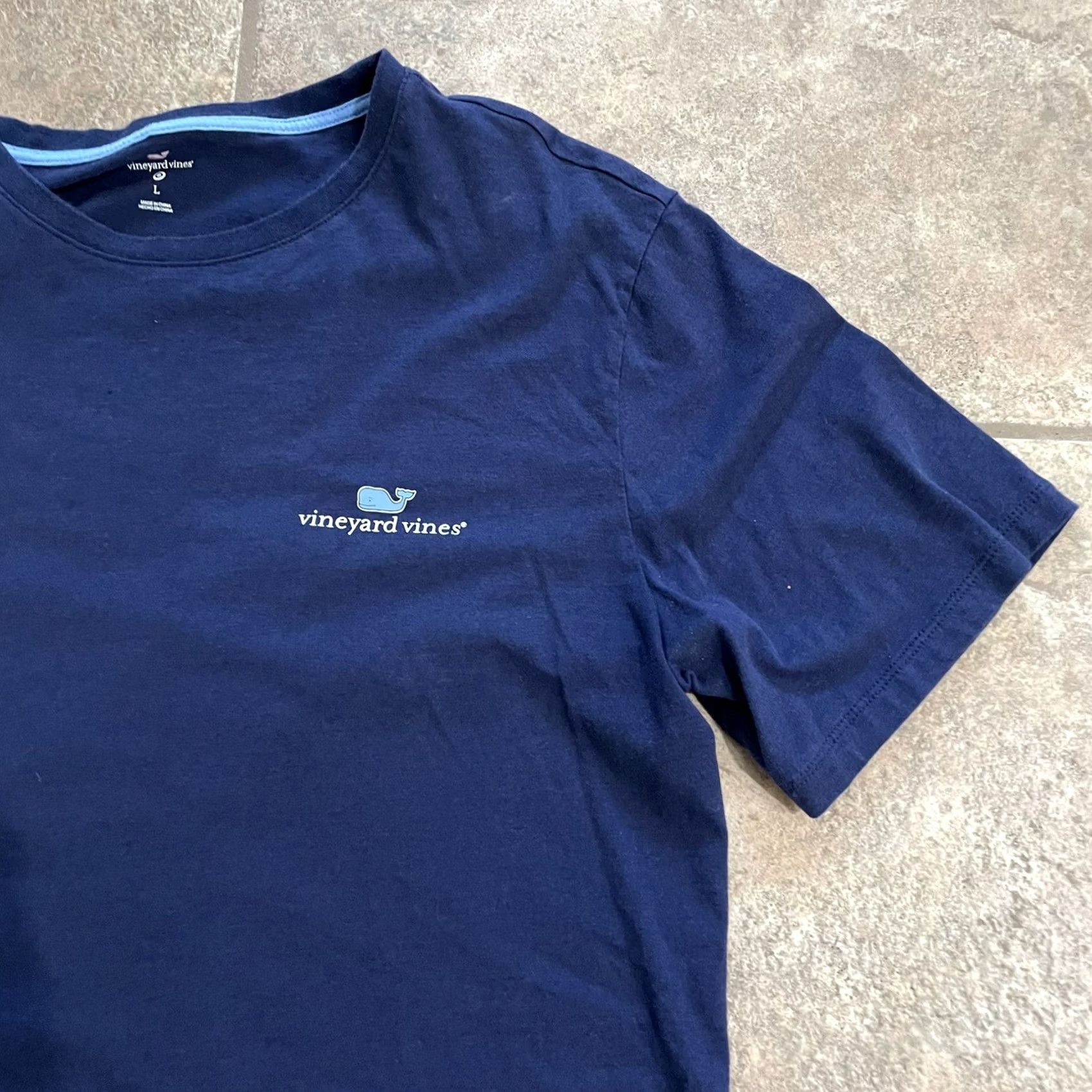 Vineyard Vines Vineyard Vines Blue Crew Neck Graphic Tee Mens L Shirt Size US L / EU 52-54 / 3 - 3 Thumbnail