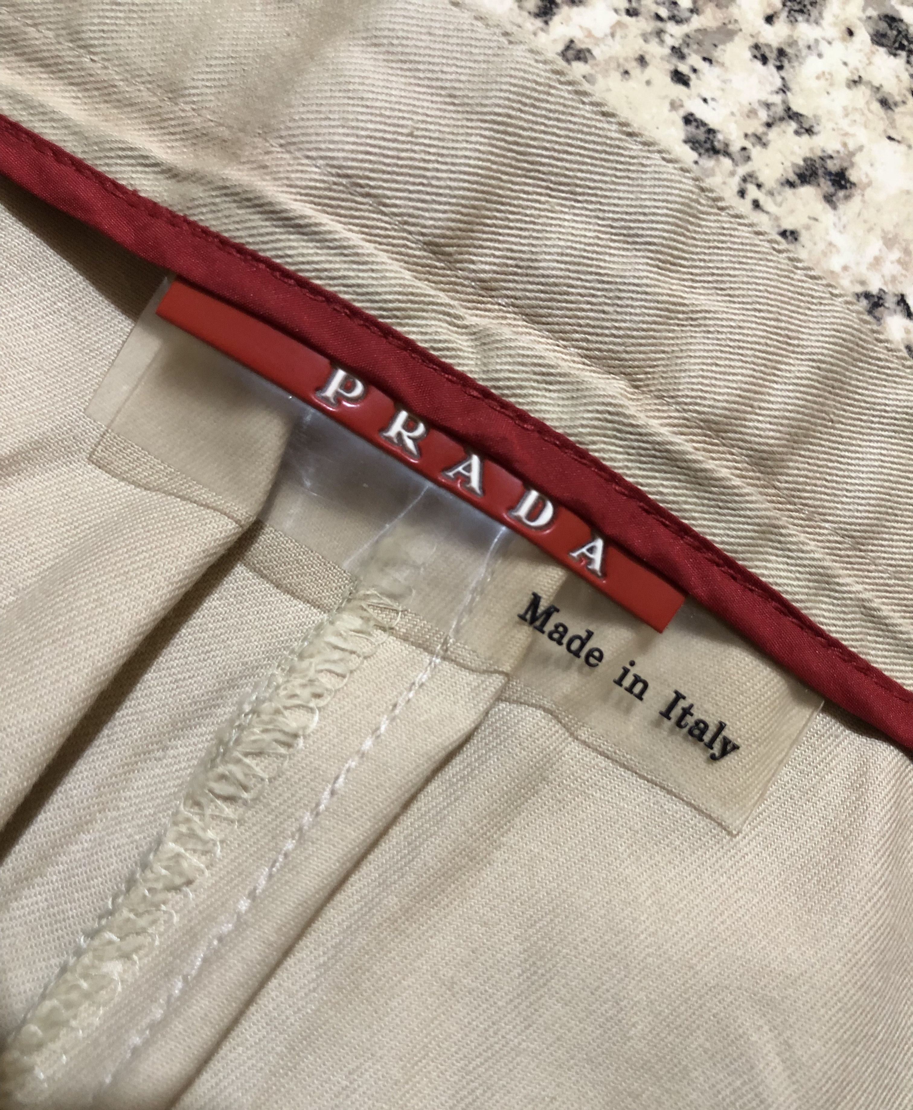 Prada Vintage 90s Prada Milano Side-Zip Trousers RARE Size 28" / US 6 / IT 42 - 11 Thumbnail