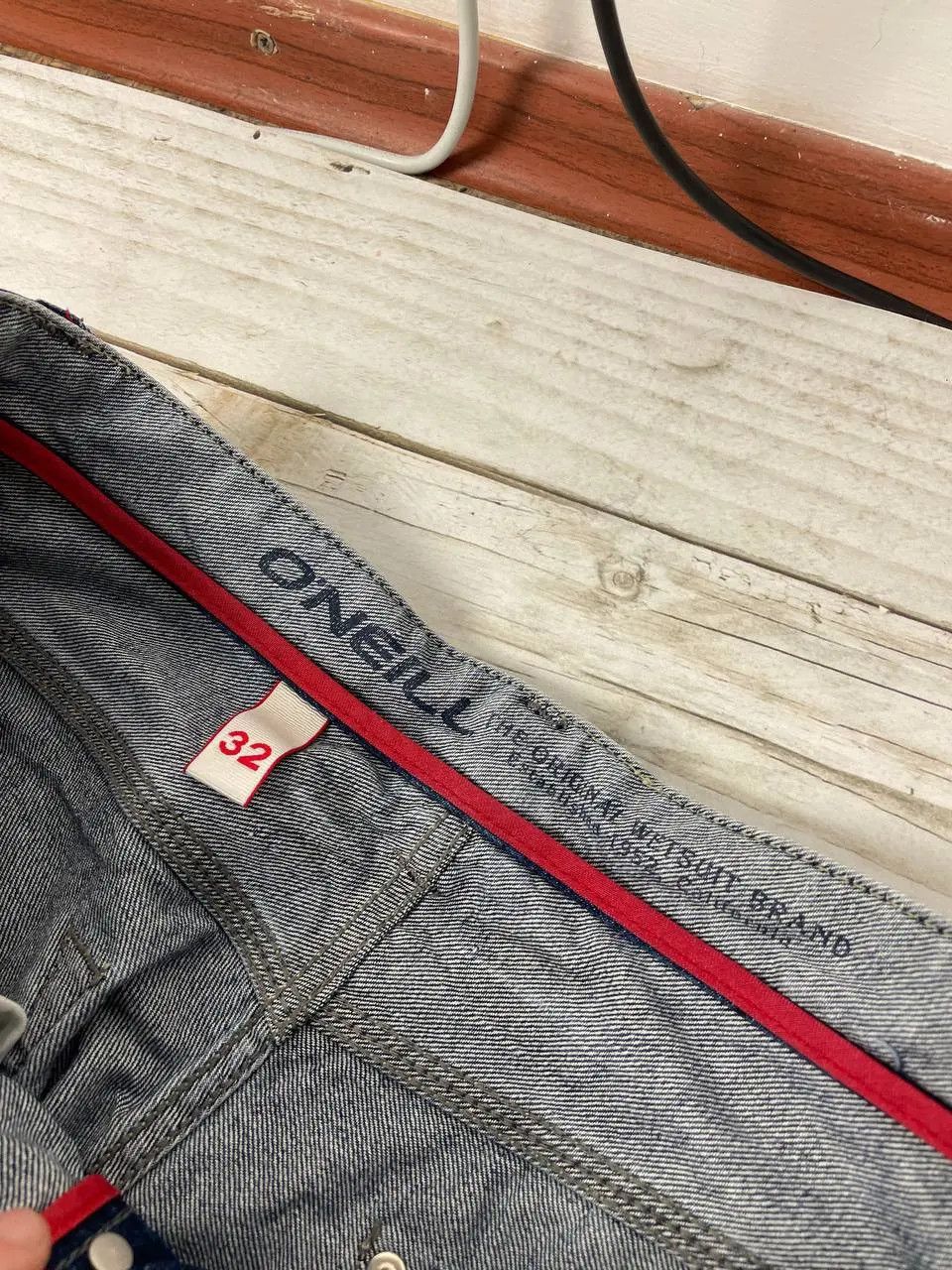 O'Neill Vintage ONeill Denim Jeans Big Logo Surf Baggy 90s Size US 32 / EU 48 - 19 Thumbnail