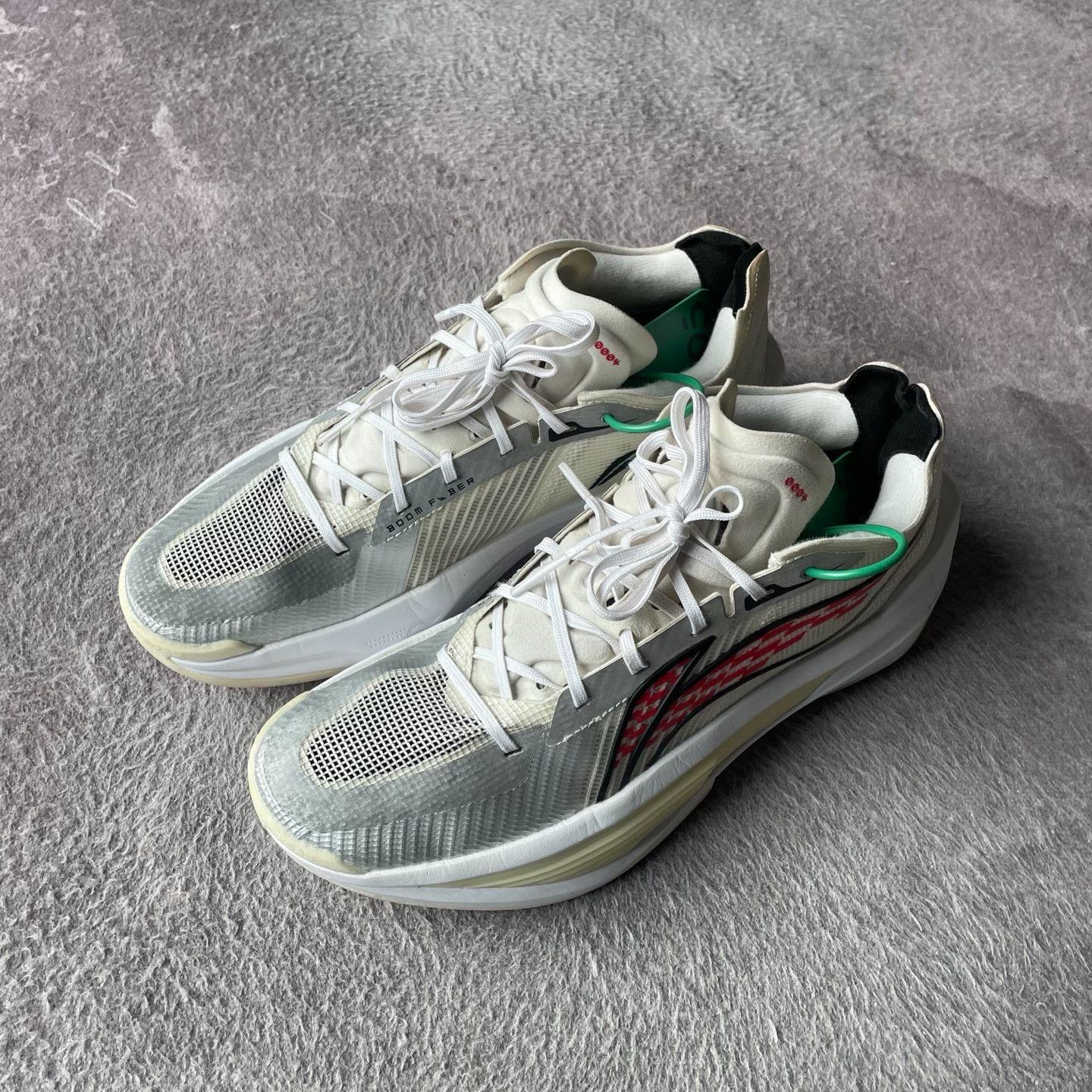 Li-Ning Li-Ning White Lowtop Sneakers 43 Men Size US 10 / EU 43 - 1 Thumbnail