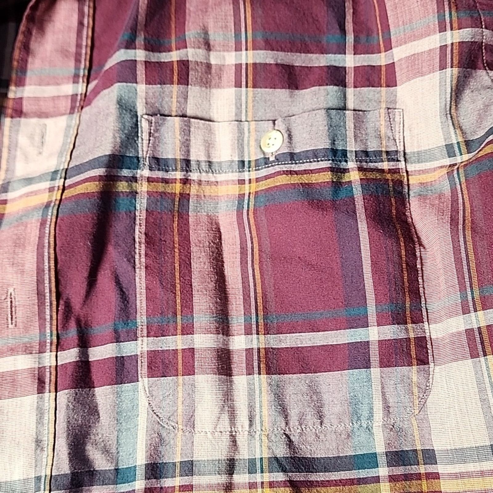 Dior Dior Plaid Shirt in Burgundy and Pink Size US L / EU 52-54 / 3 - 3 Thumbnail