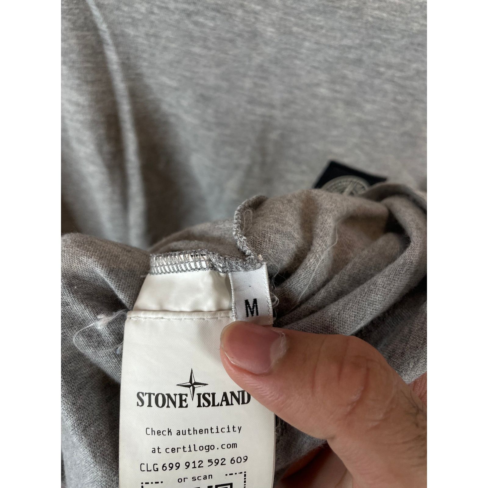 Stone Island Stone Island Tee Grey Used Medium Size US M / EU 48-50 / 2 - 3 Thumbnail