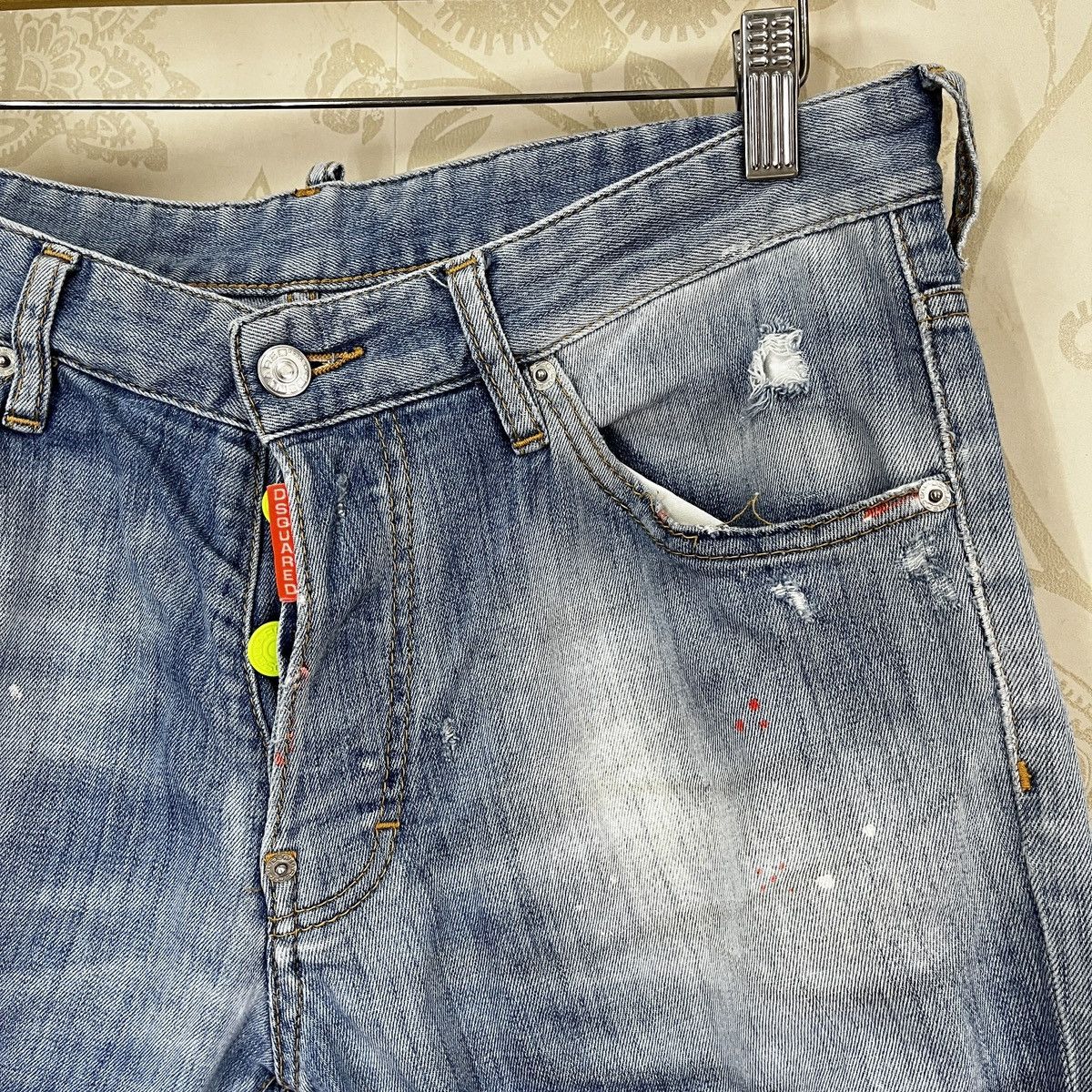 Dsquared2 DSquared2 Distressed Painters Denim Made In Italy Jeans Size US 32 / EU 48 - 7 Thumbnail