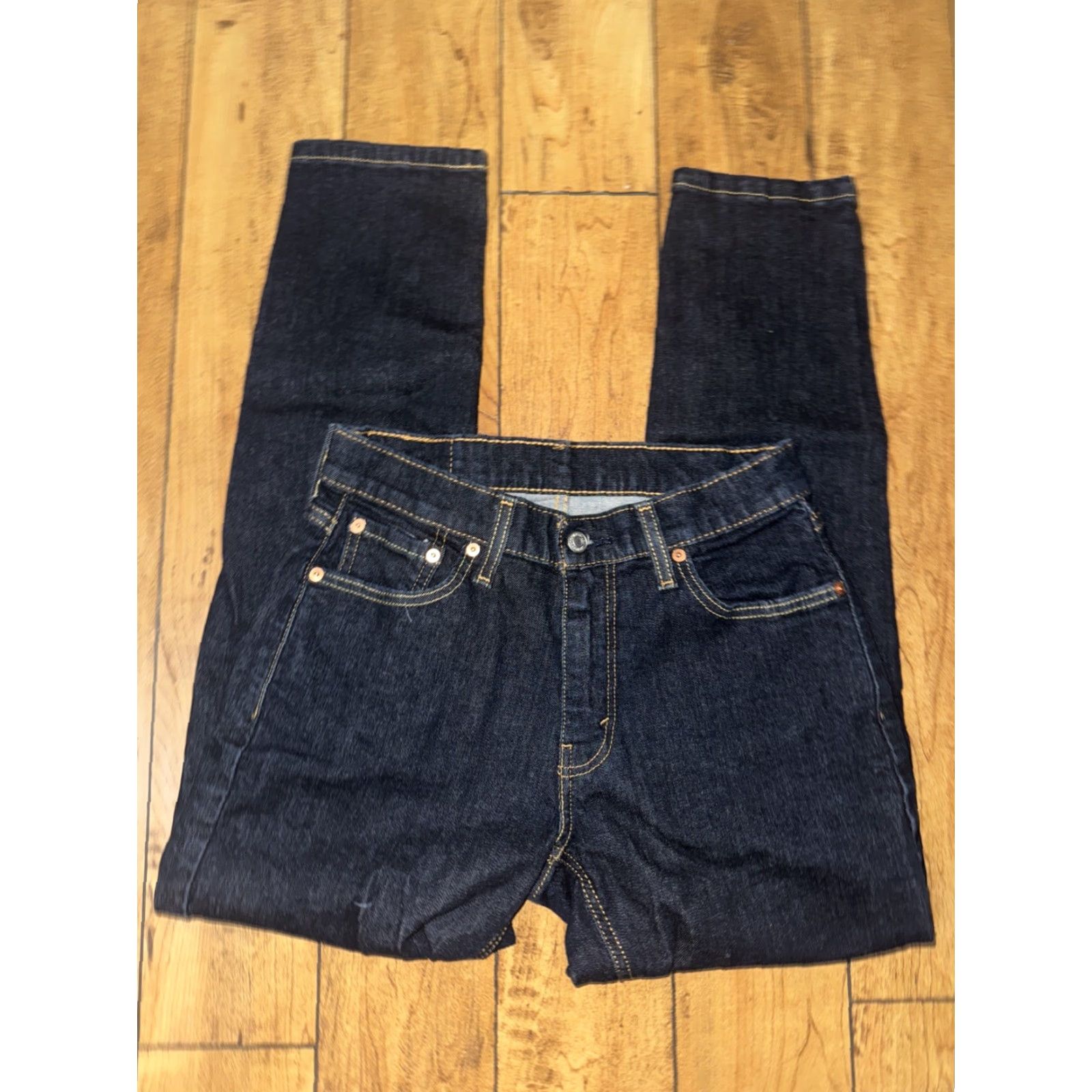 Levi's VINTAGE Levi’s 531 Slim Fit Denim Jeans Men’s 28x29 Dark Blue Tapered 90s Y2K Workwear Skater Streetwear USA Preppy 531 Levi’s Jeans Mens Slim Size US 28 / EU 44 - 3 Thumbnail