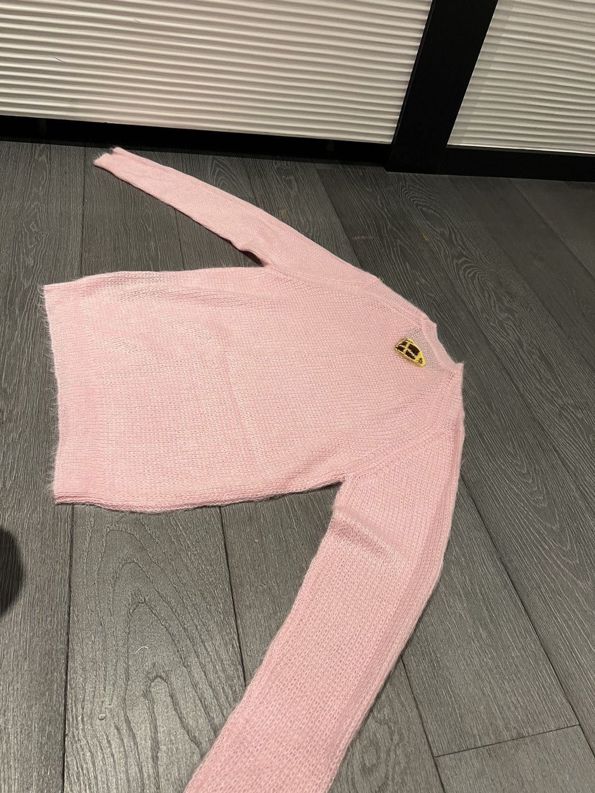 Prada Prada Crew Neck Mohair Blend Pink Sweater Size US M / EU 48-50 / 2 - 13 Thumbnail