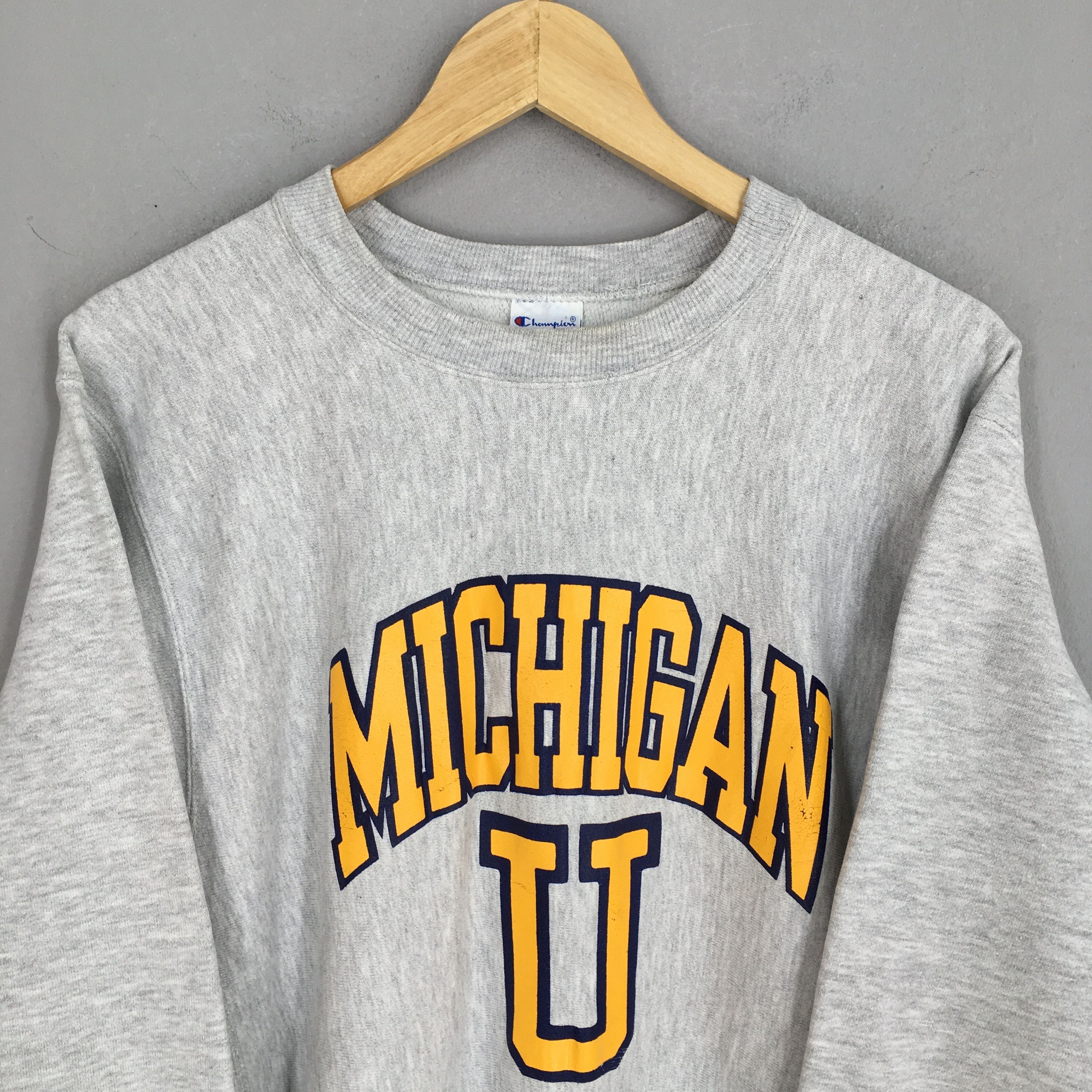 Champion Vintage 80s Champion University Of Michigan Sweatshirt Large Size US L / EU 52-54 / 3 - 2 Thumbnail