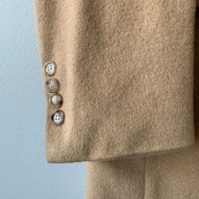 Turnbury Turnbury Sport Coat Mens Size 42R 100% Camel Hair Khaki Beig Size 42R - 5 Thumbnail