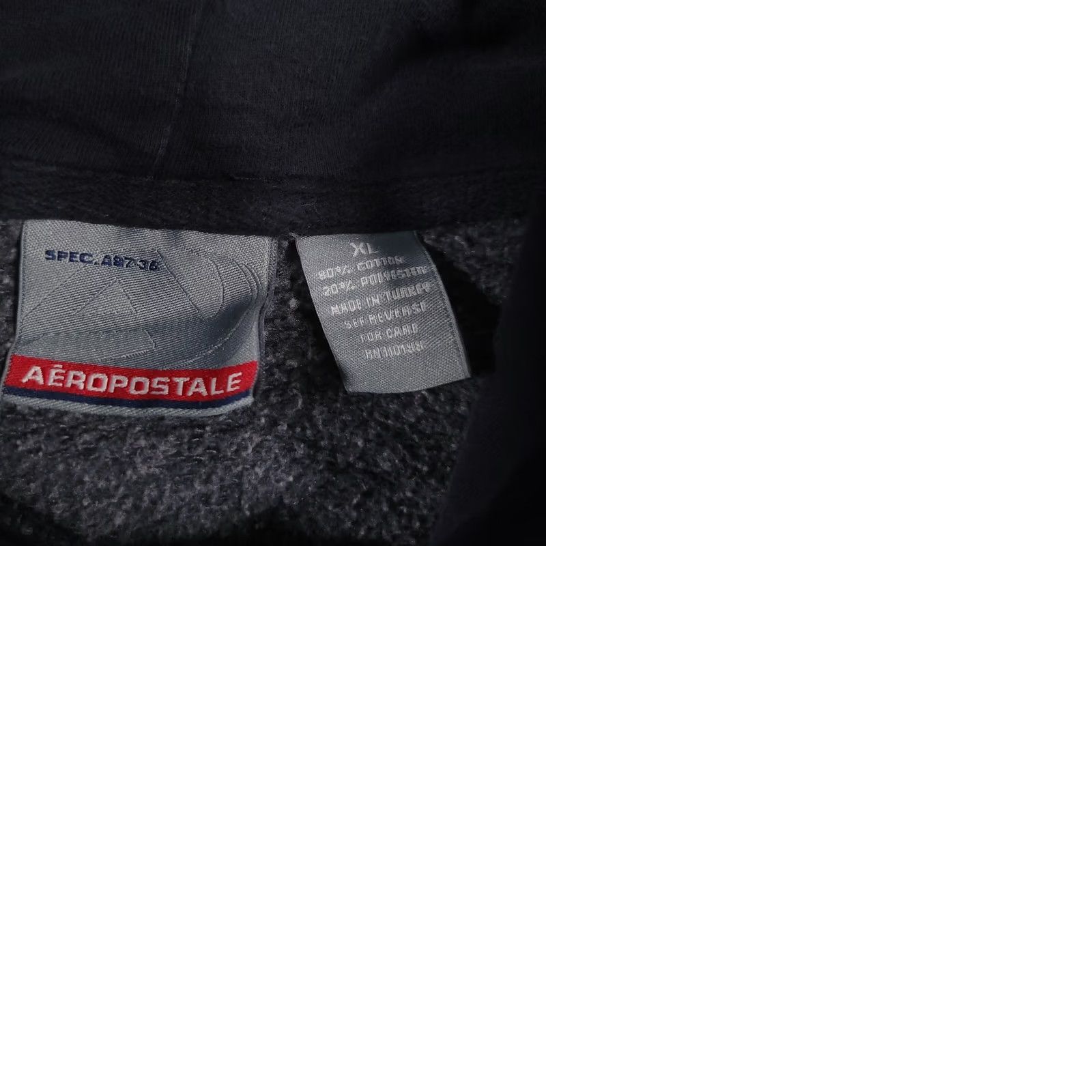 Aeropostale VINTAGE Aeropostale Hoodie Mens XL Navy Blue Sweatshirt Pullover Pockets Logo Cotton Blend Long Sleeve Drawstring Modern Y2K Style Gear Boys? Size US XL / EU 56 / 4 - 9 Thumbnail