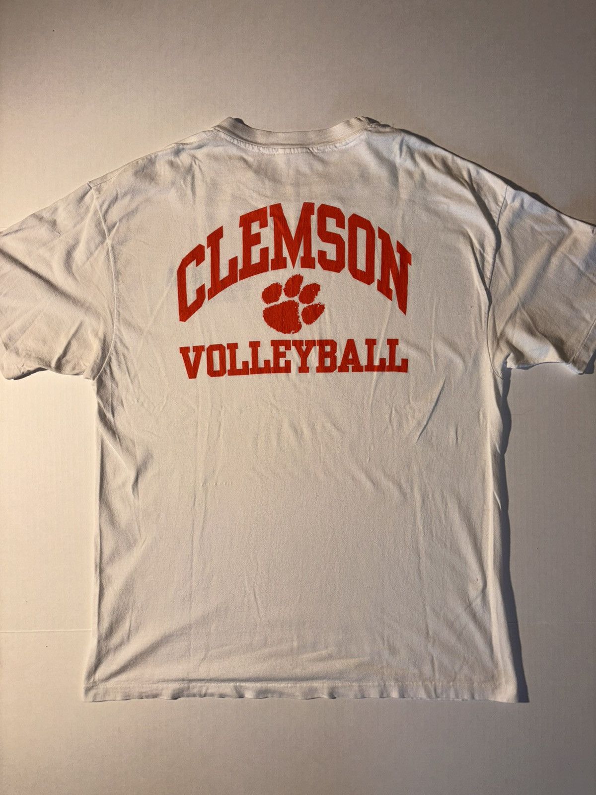 Champion Vtg Champion Clemson Tigers Volleyball 90s USA Single Stitch Size US XL / EU 56 / 4 - 10 Thumbnail