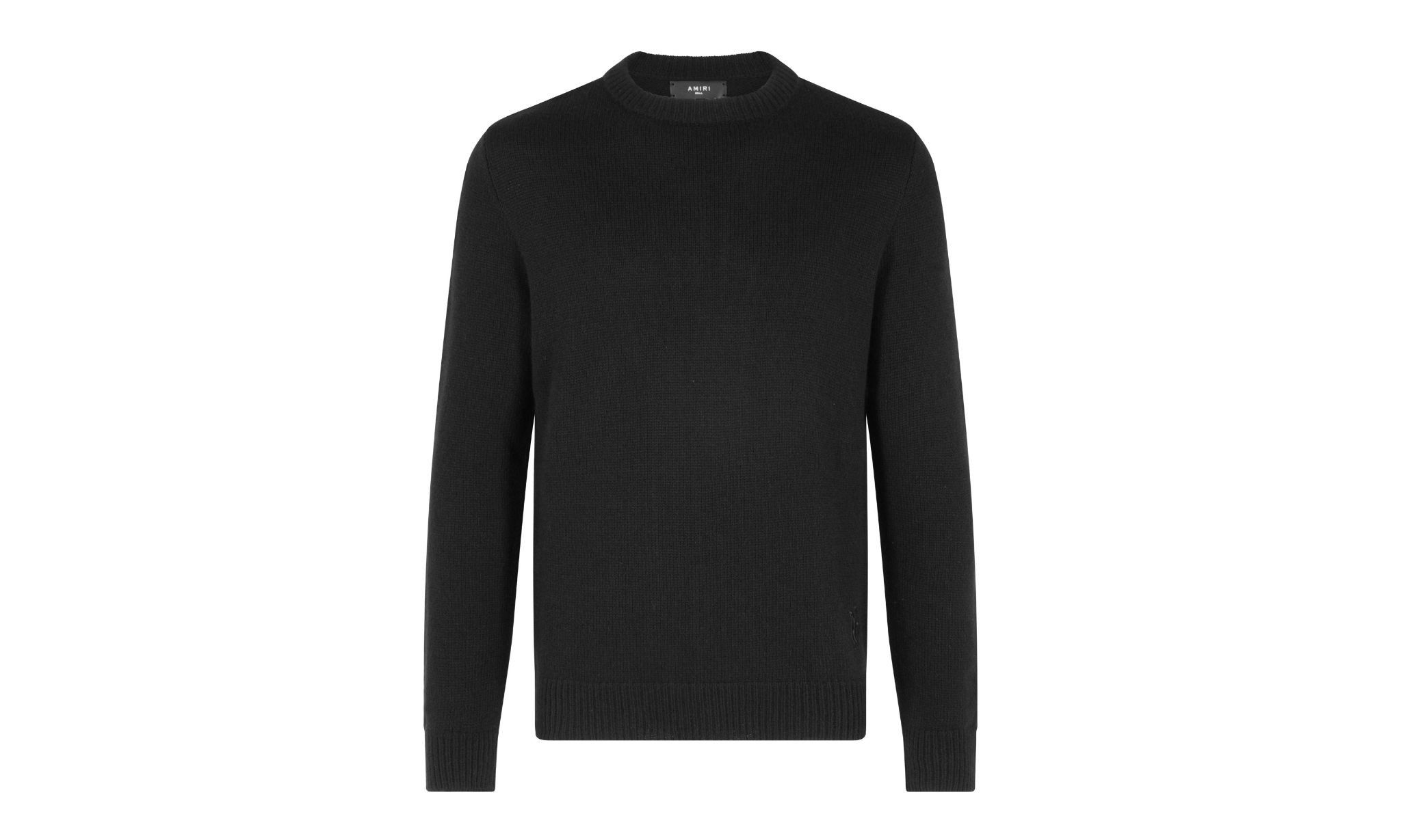 Amiri o1gr1nt1024 Crewneck Sweatshirt in Black Size US XXL / EU 58 / 5 - 1 Thumbnail