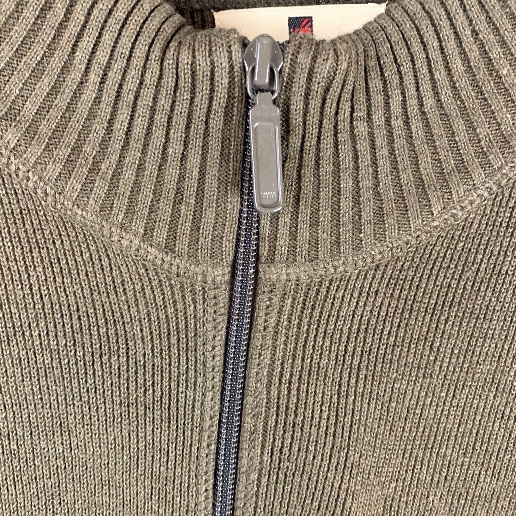 Vintage Woolrich Sweater Jacket XL Olive Brown Mens Full Zip Up Sweater Size US XL / EU 56 / 4 - 4 Thumbnail