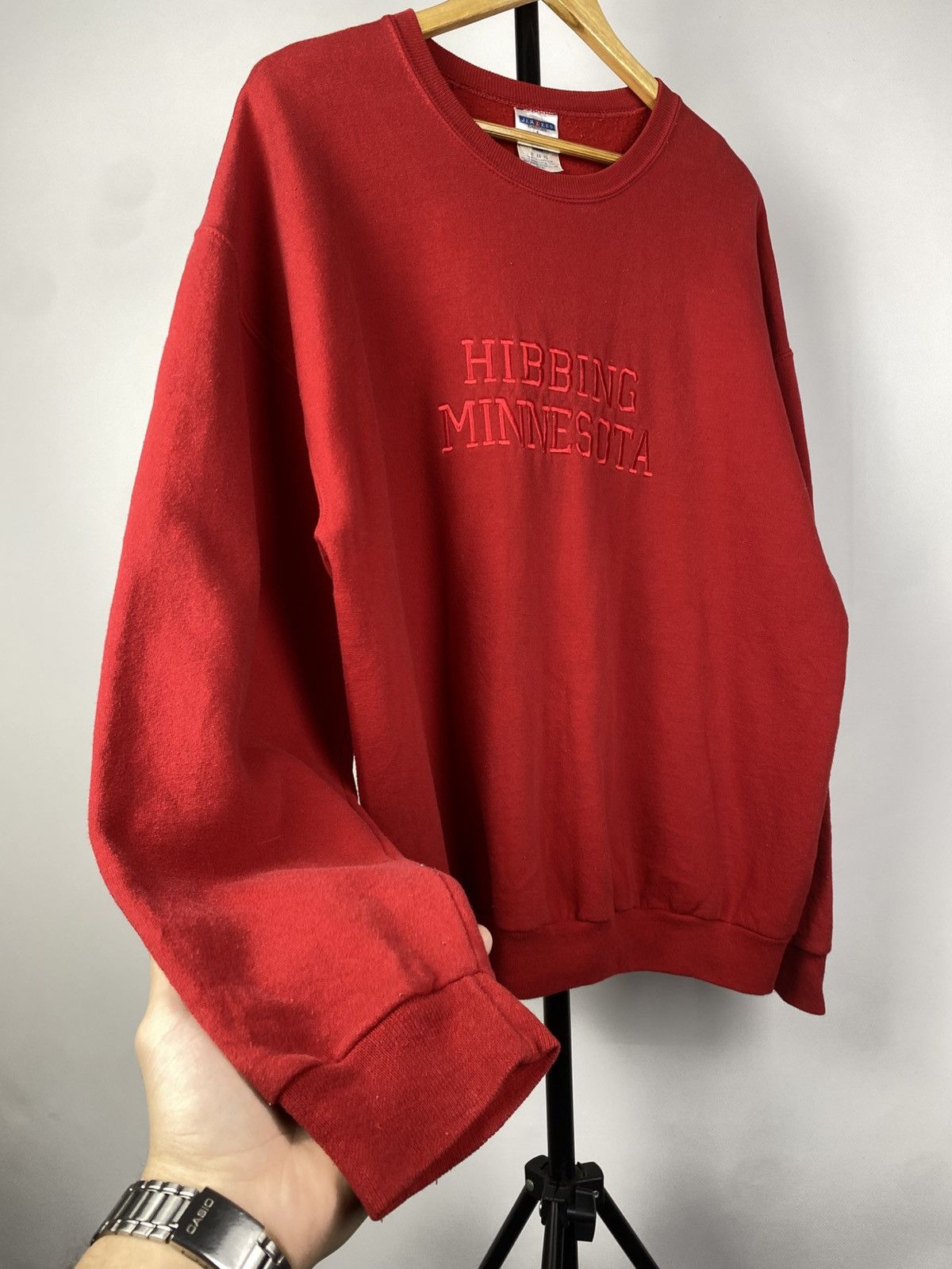 Vintage Vintage 90s Hibbing Minnesota City Made in USA Sweatshirt Size US L / EU 52-54 / 3 - 3 Thumbnail