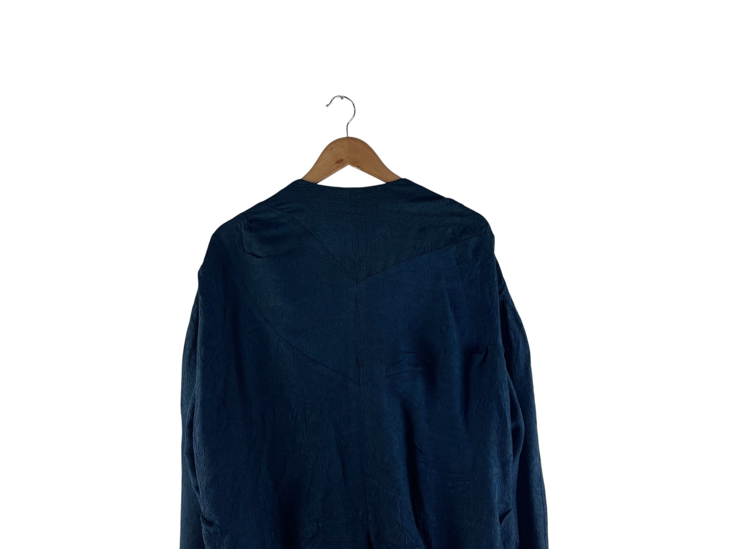 Japanese Brand Vintage Arrston Volaju by Kohshin Satoh Wrap Jacket Teal Size US L / EU 52-54 / 3 - 14 Thumbnail