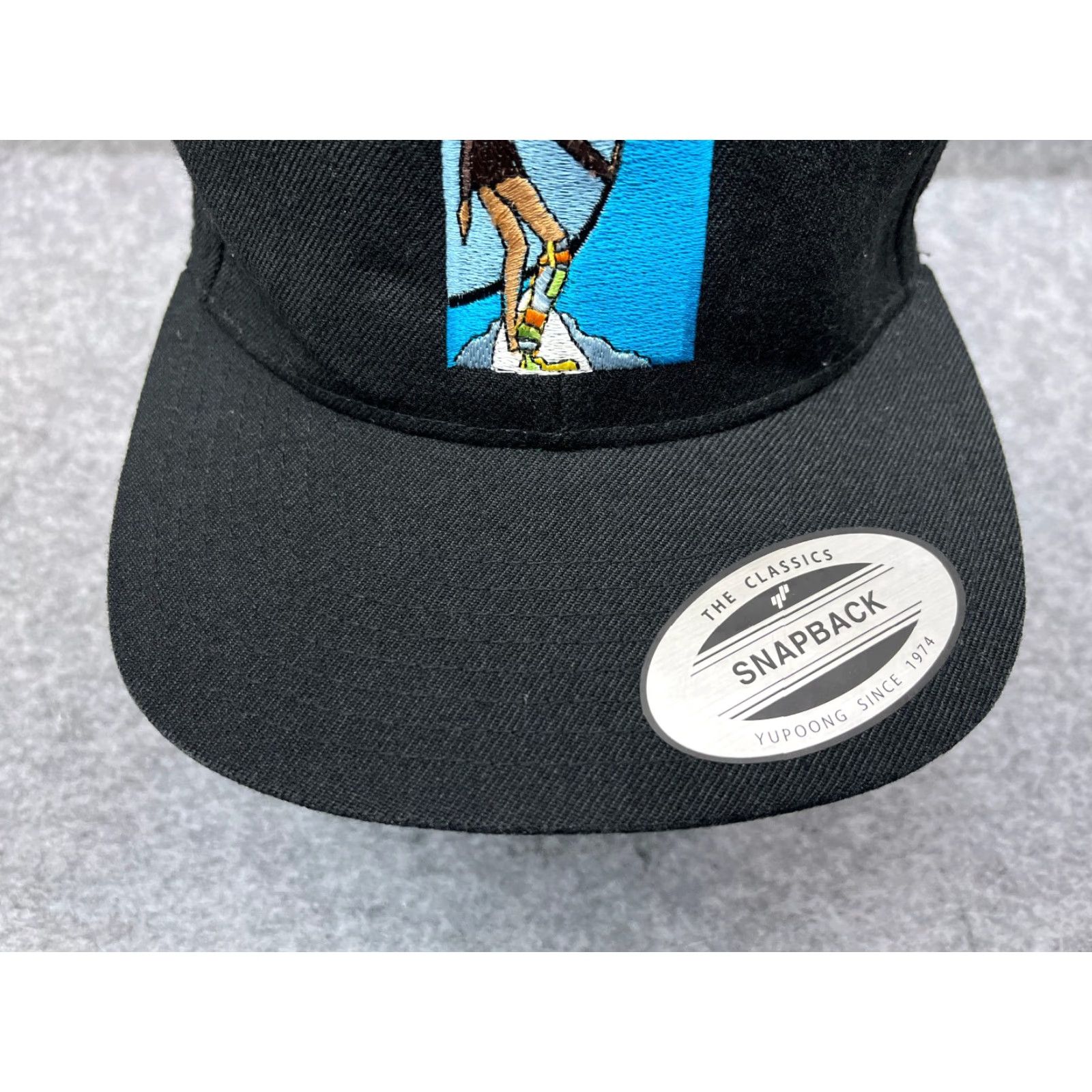 Vintage Stance ISA World Adaptive Surfing Hat Cap Snap Back Adult Black Wool Blend 2016 Size ONE SIZE - 3 Thumbnail