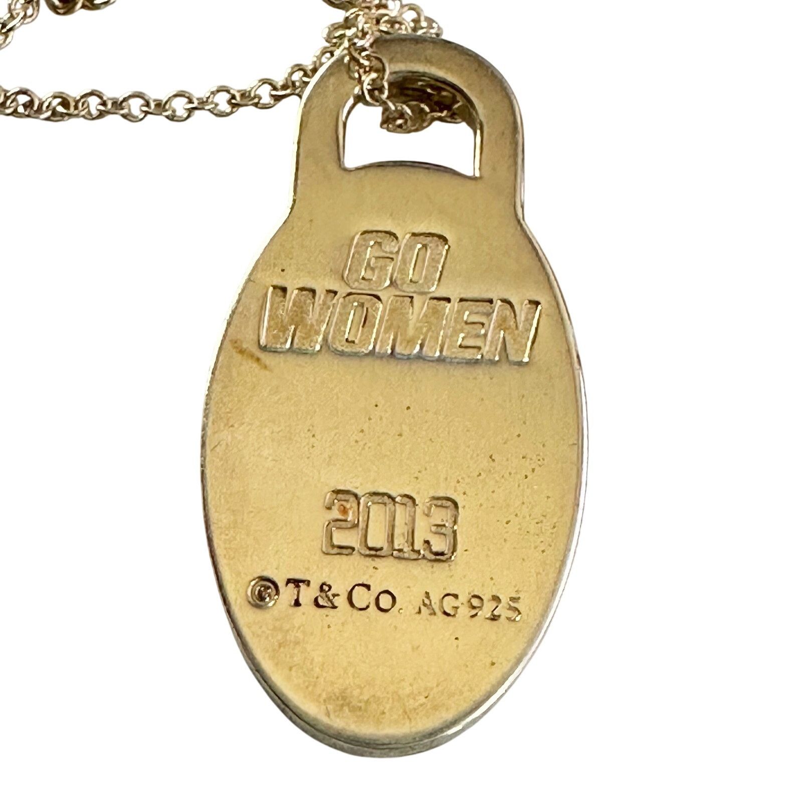 Tiffany & Co. Tiffany and Co "Go Women" 2013 Marathon Necklace Size ONE SIZE - 6 Thumbnail
