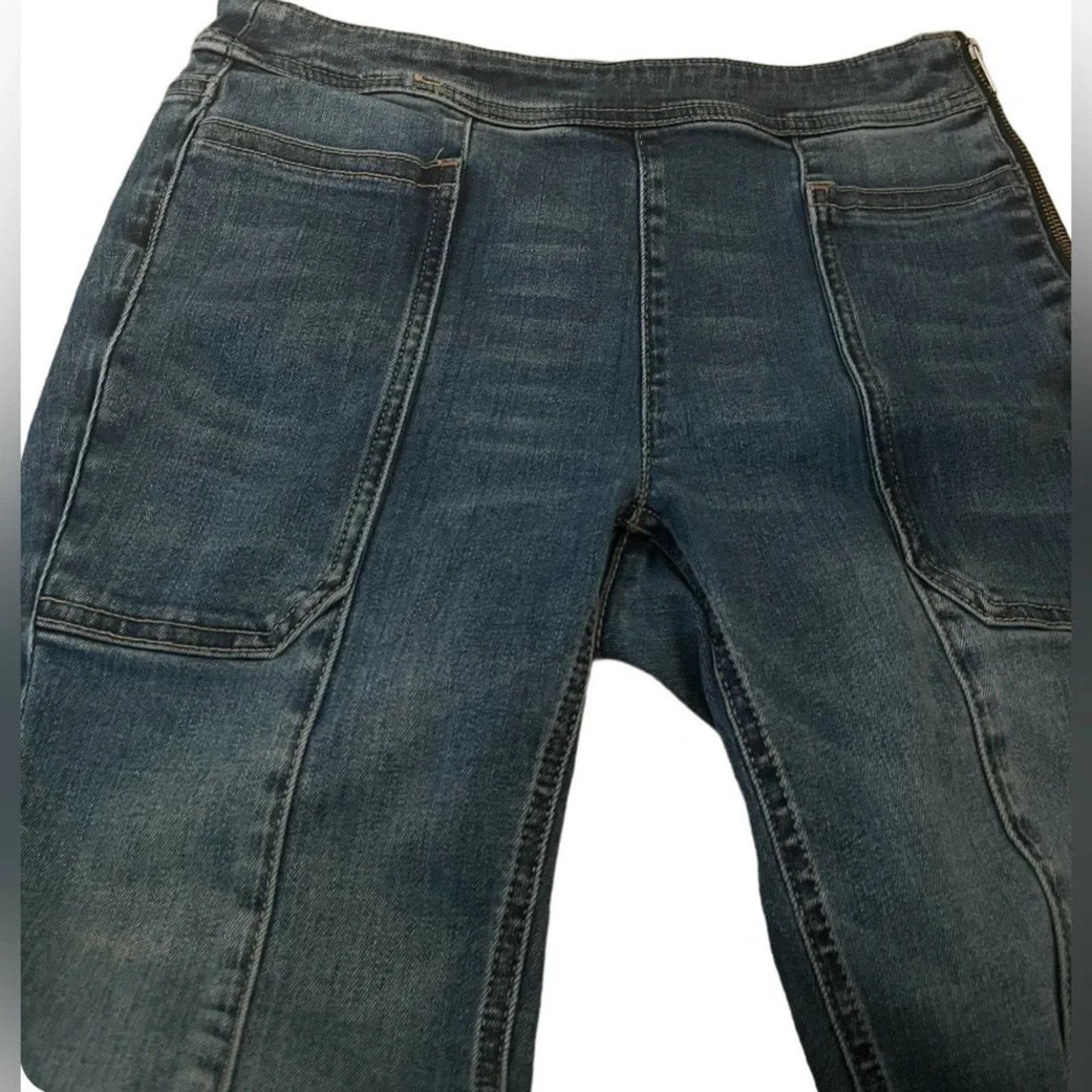 The Unbranded Brand Pilcro by Anthropologie Utility high-rise boot cut jeans, 26 Size 26" / US 2 / IT 38 - 7 Thumbnail