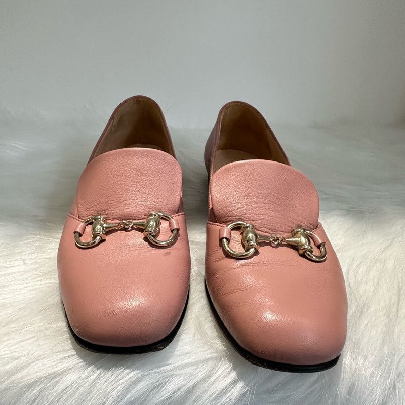 Gucci Gucci Horsebit Loafers in Soft Pink 0079 Size US 5 / EU 37 - 1 Thumbnail
