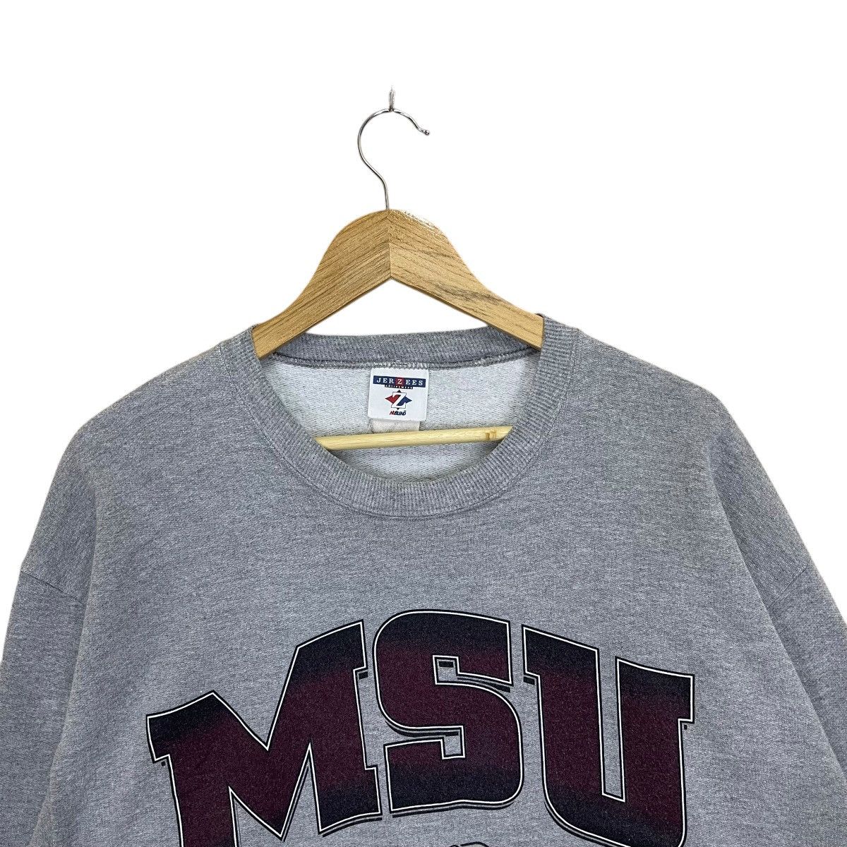 Vintage Vintage 90s Mississippi State University Bulldogs Sweatshirt Size US M / EU 48-50 / 2 - 4 Thumbnail
